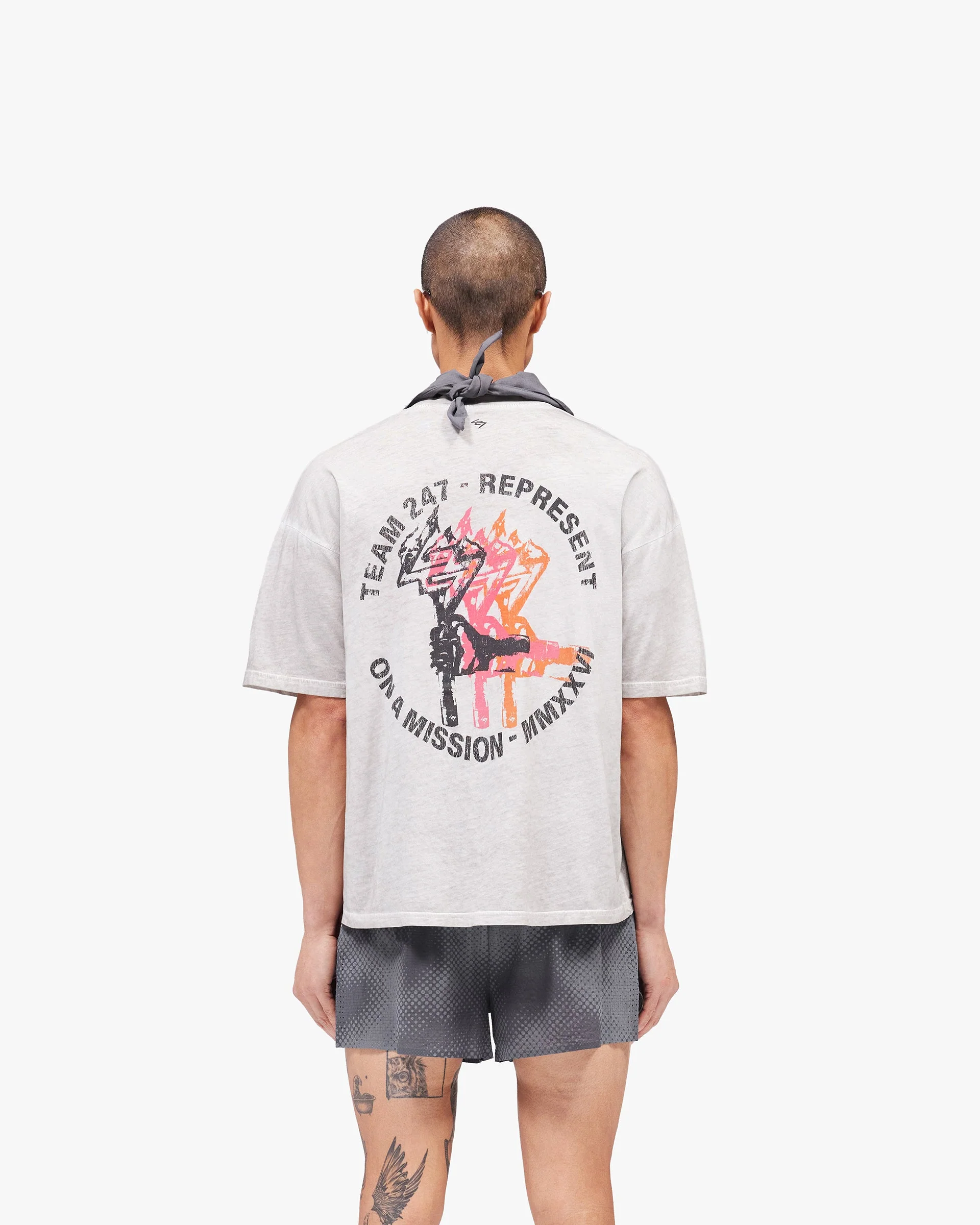 247 Torch Boxy T-Shirt - Bleach Wash - Image 5