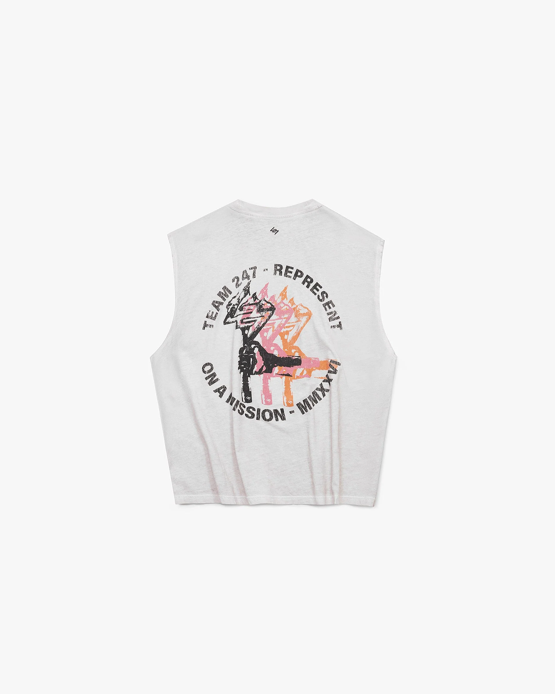 247 Torch Boxy Tank - Bleach Wash - Image 2