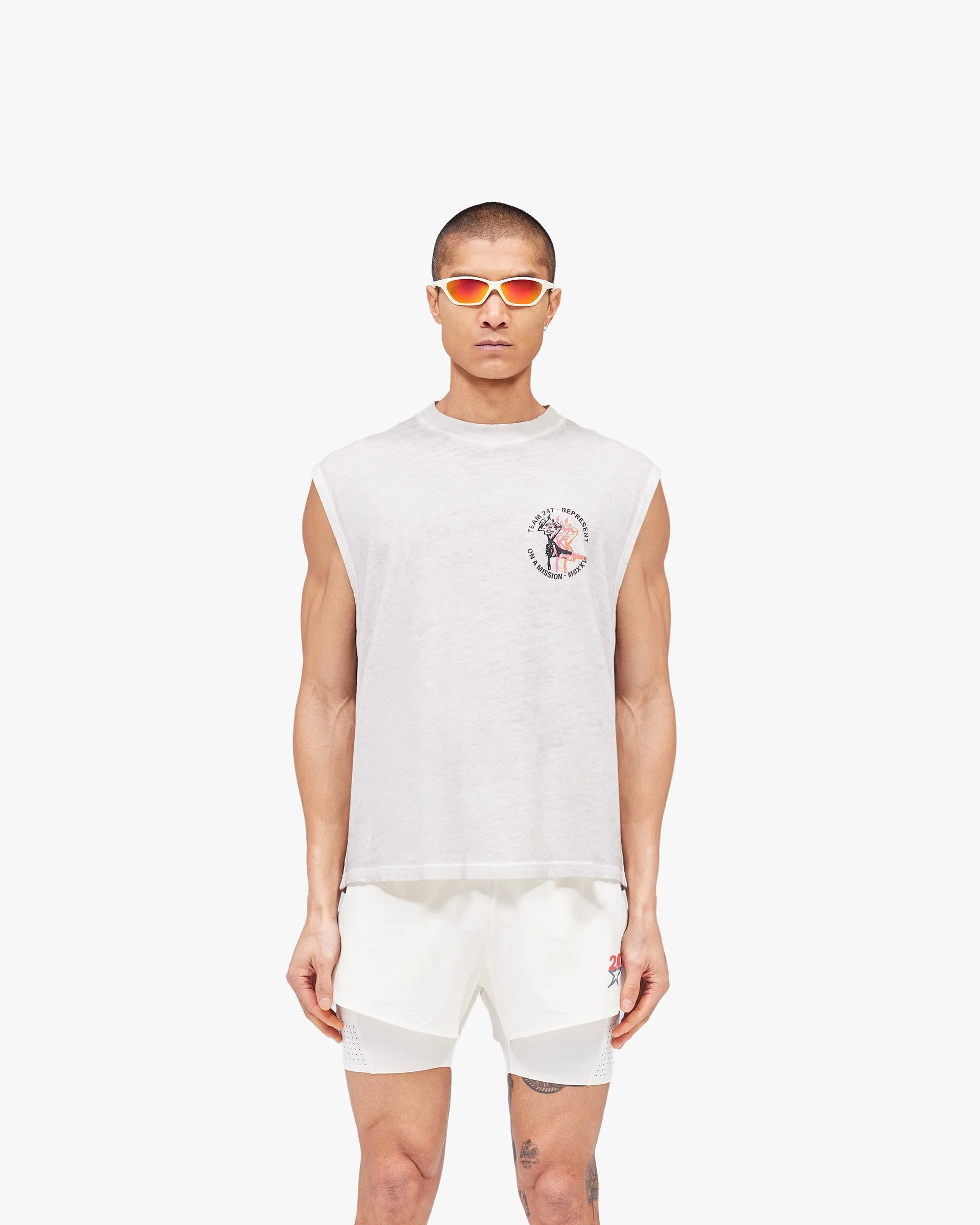 247 Torch Boxy Tank - Bleach Wash - Image 3