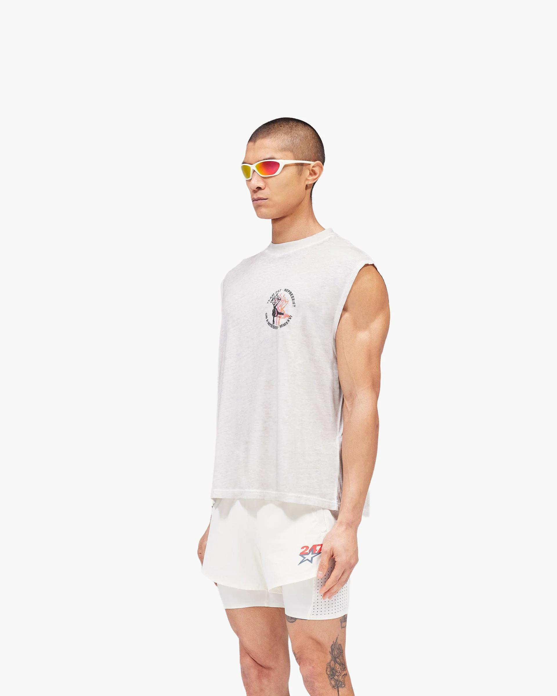 247 Torch Boxy Tank - Bleach Wash - Image 4