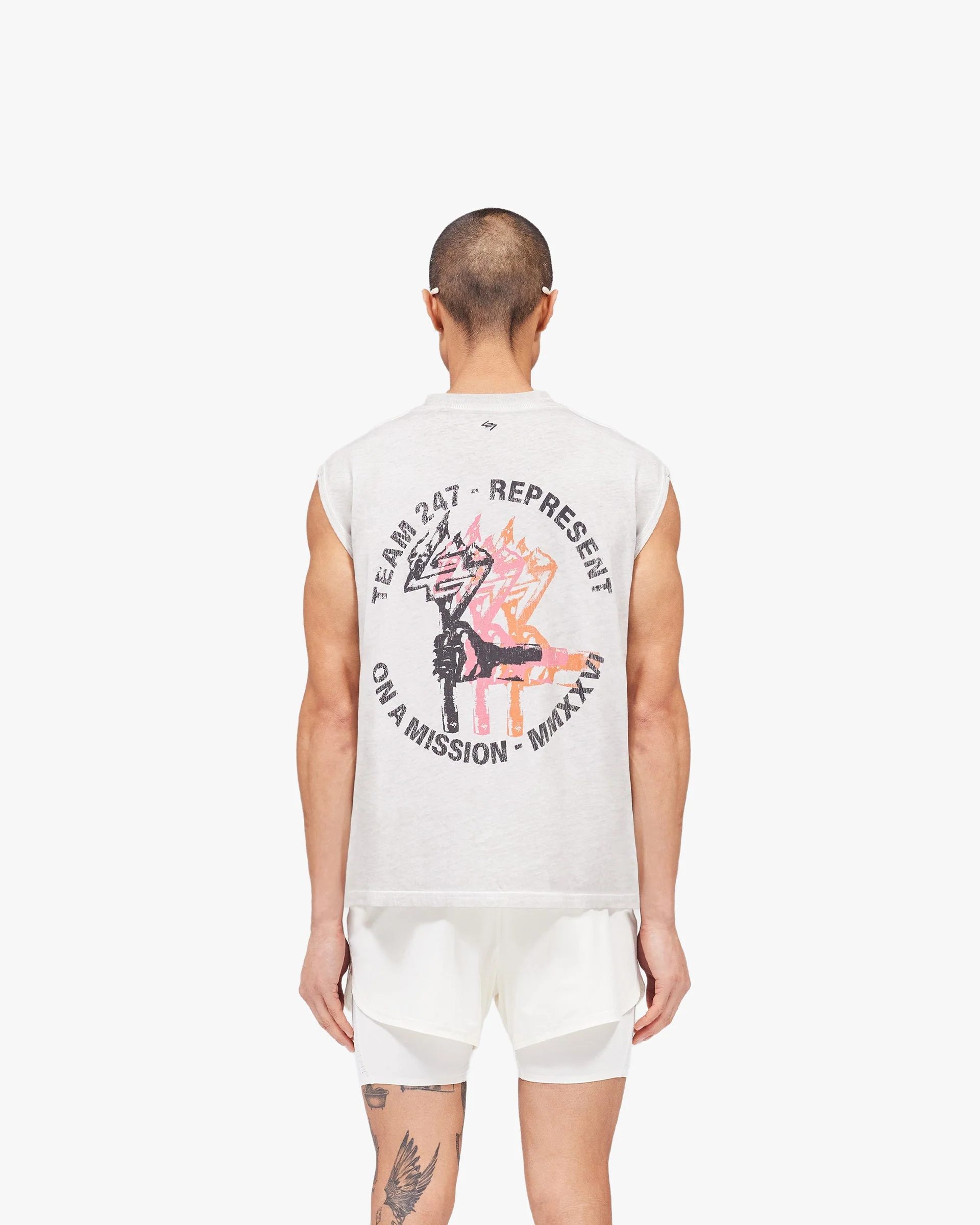 247 Torch Boxy Tank - Bleach Wash - Image 5