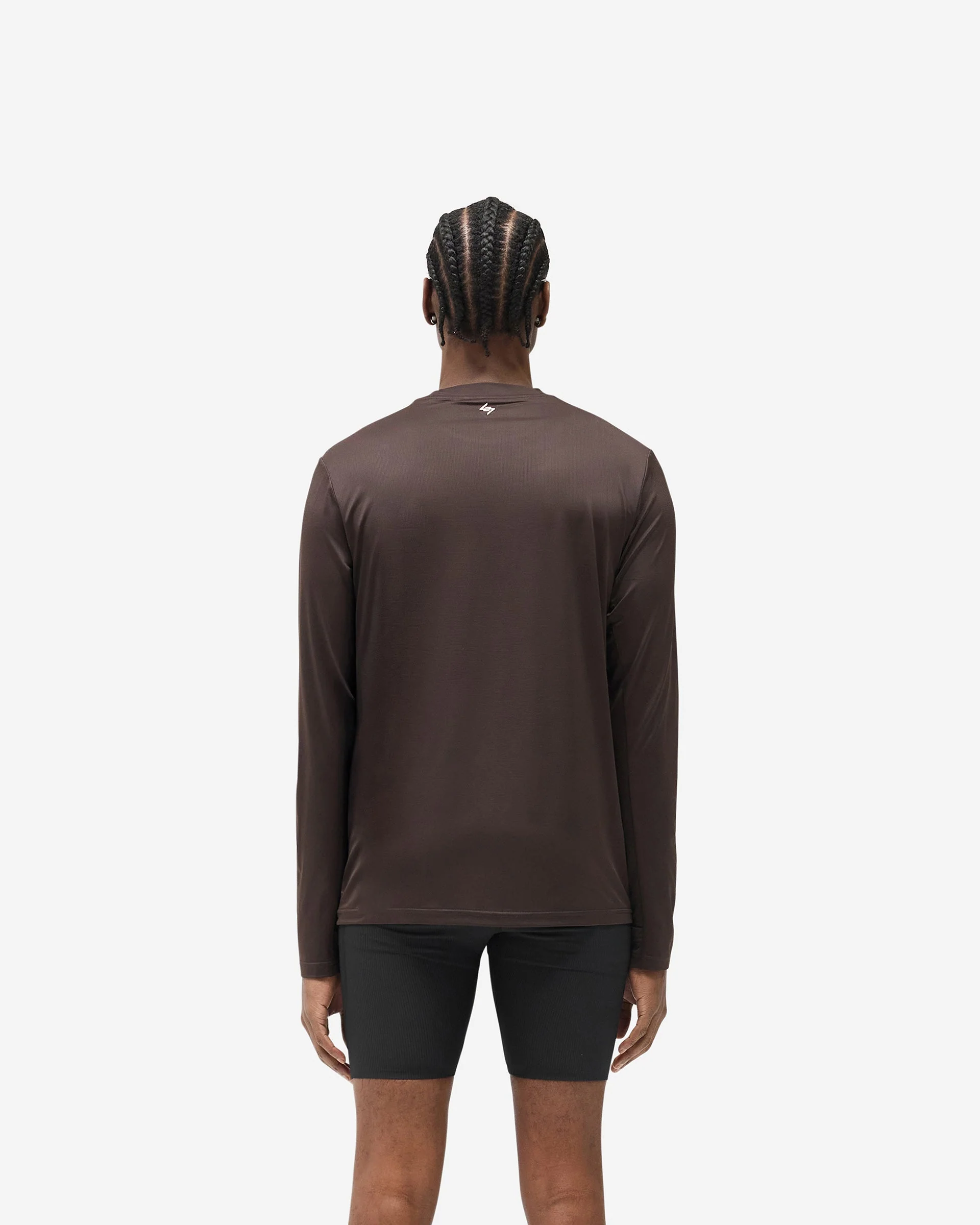 247 Trail Long Sleeve T-Shirt - Chocolate - Image 4