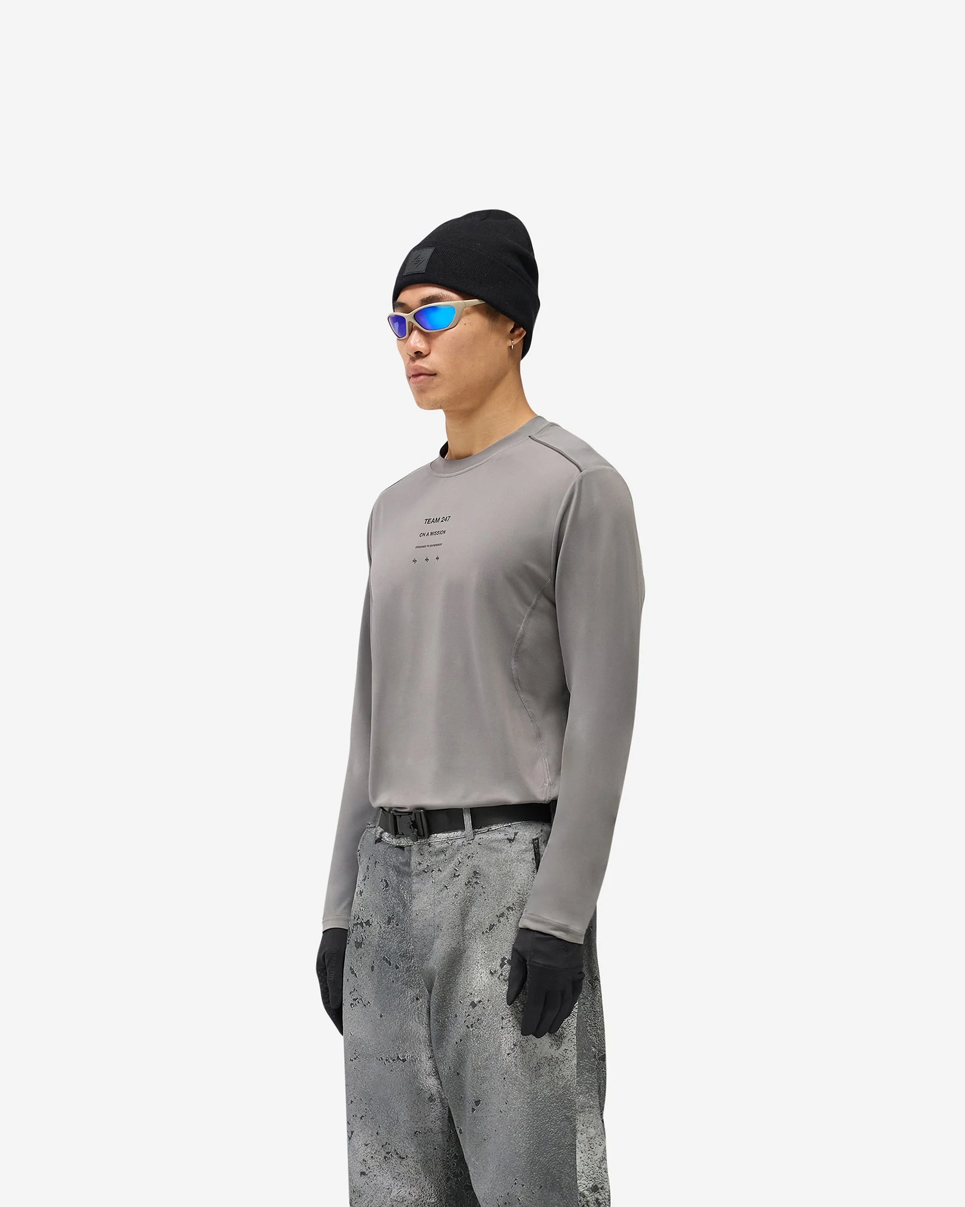 247 Trail Long Sleeve T-Shirt - Steel - Image 2