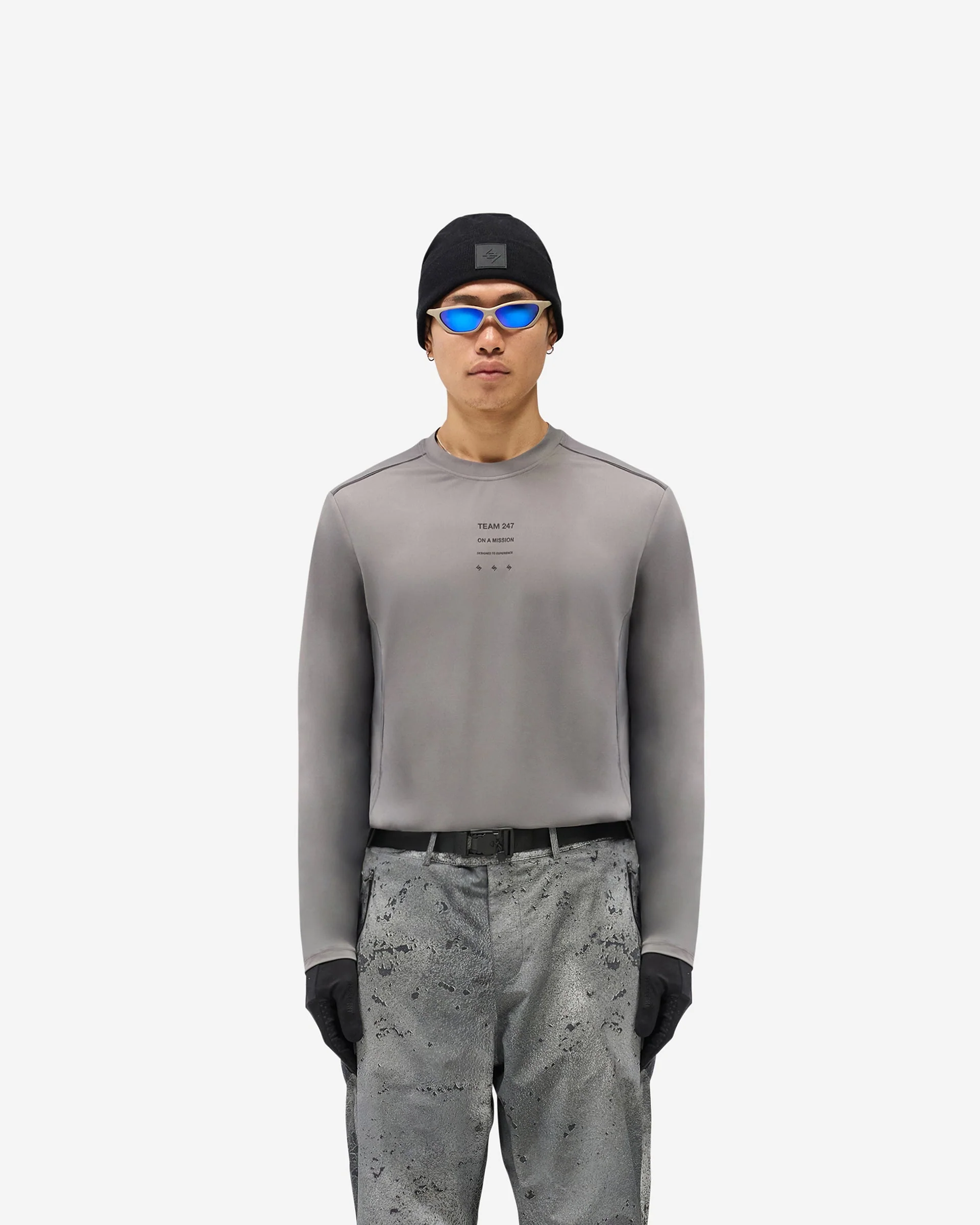 247 Trail Long Sleeve T-Shirt - Steel - Image 3