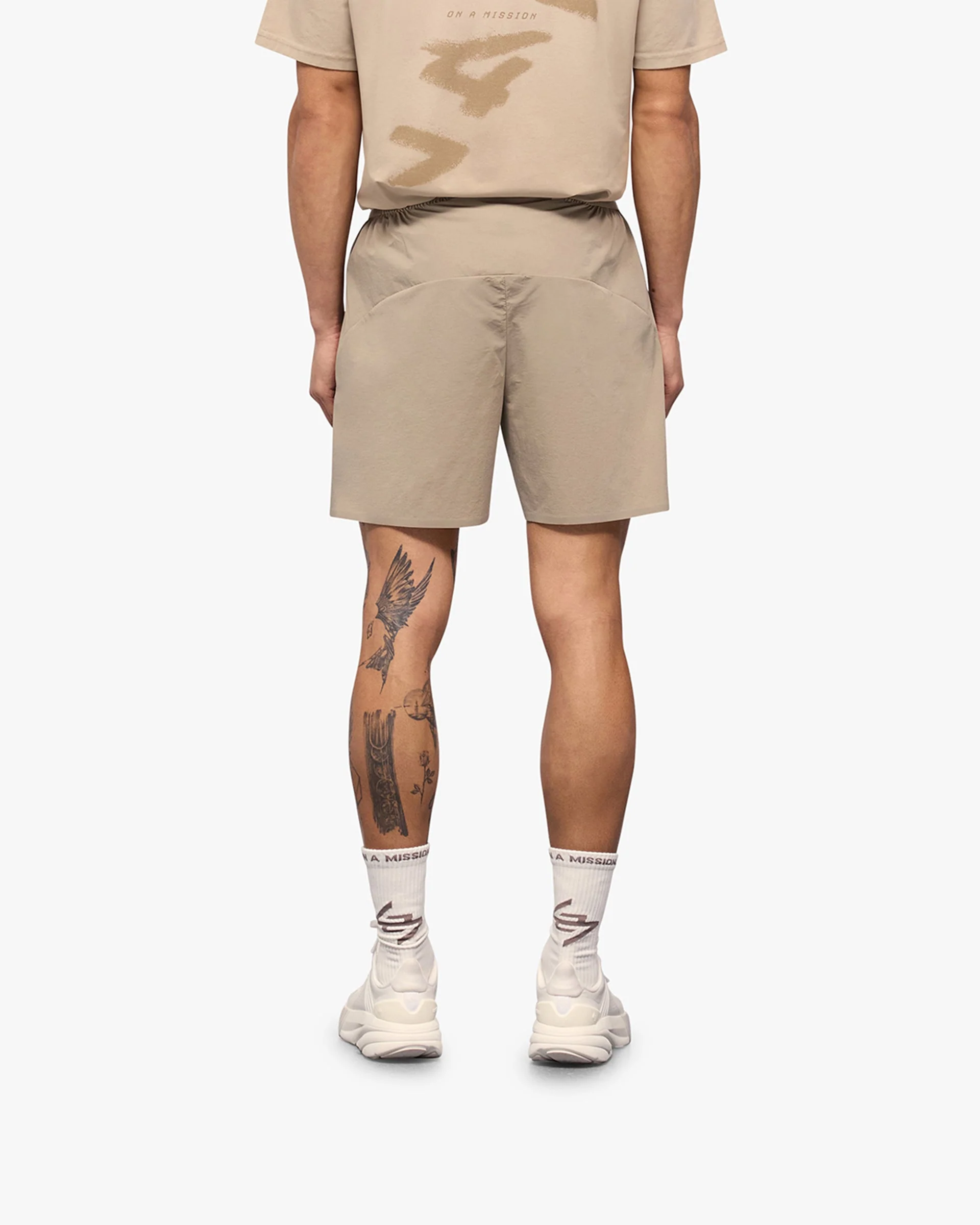 247 Training Shorts - Pebble - Image 4