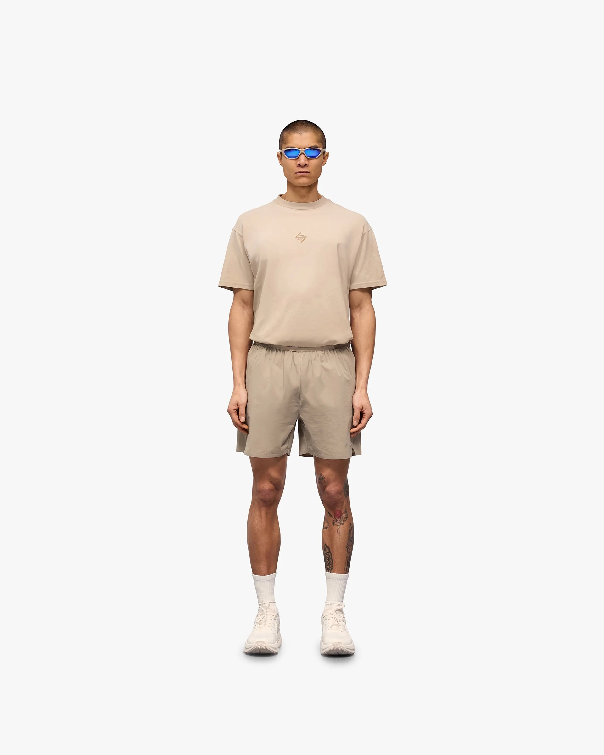247 Training Shorts - Pebble - Image 6