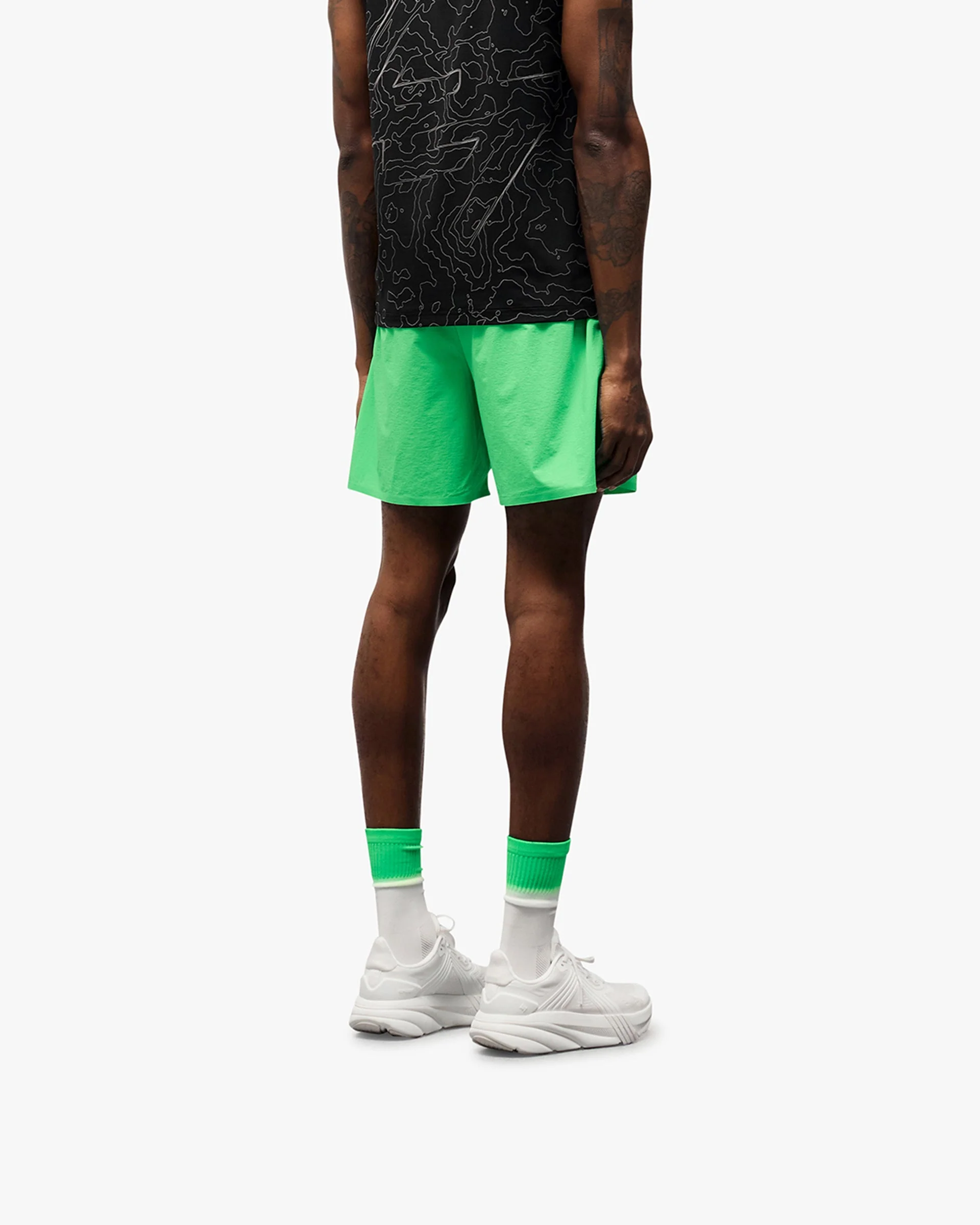 247 Training Shorts - Speed Green - Image 4
