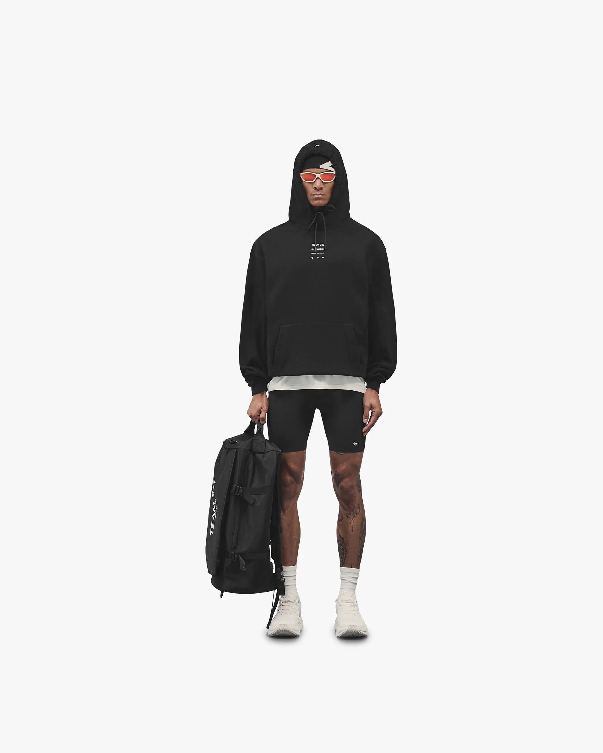 247 Uprising Oversized Hoodie - Black - Image 6