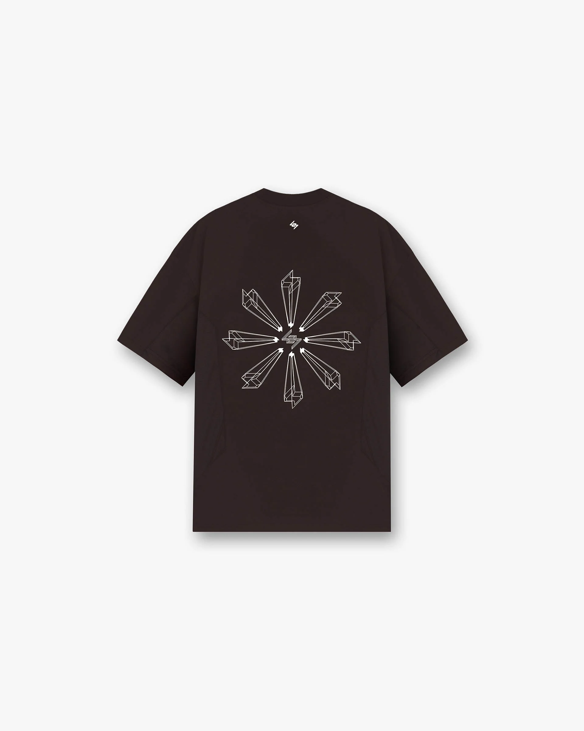 247 Uprising Oversized T-Shirt - Chocolate - Image 2