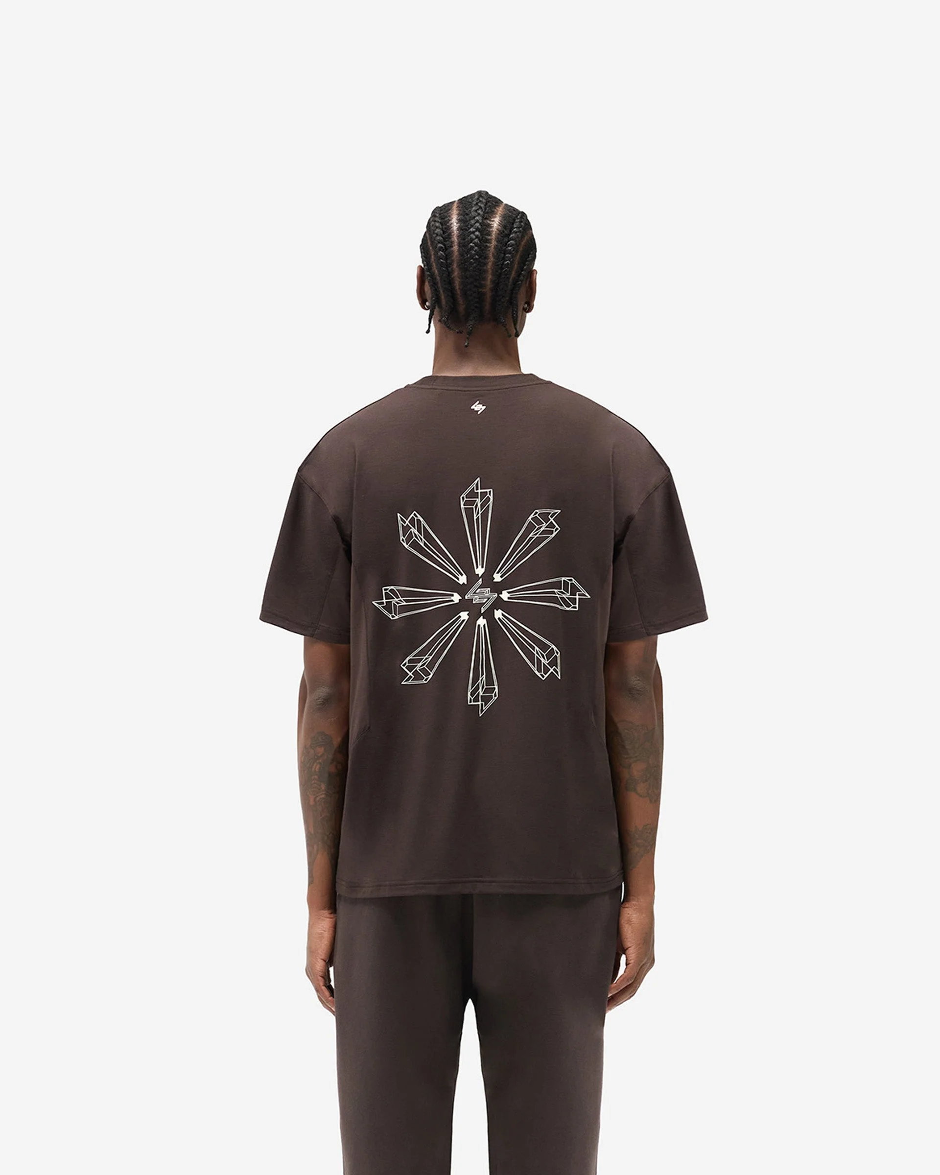 247 Uprising Oversized T-Shirt - Chocolate - Image 4