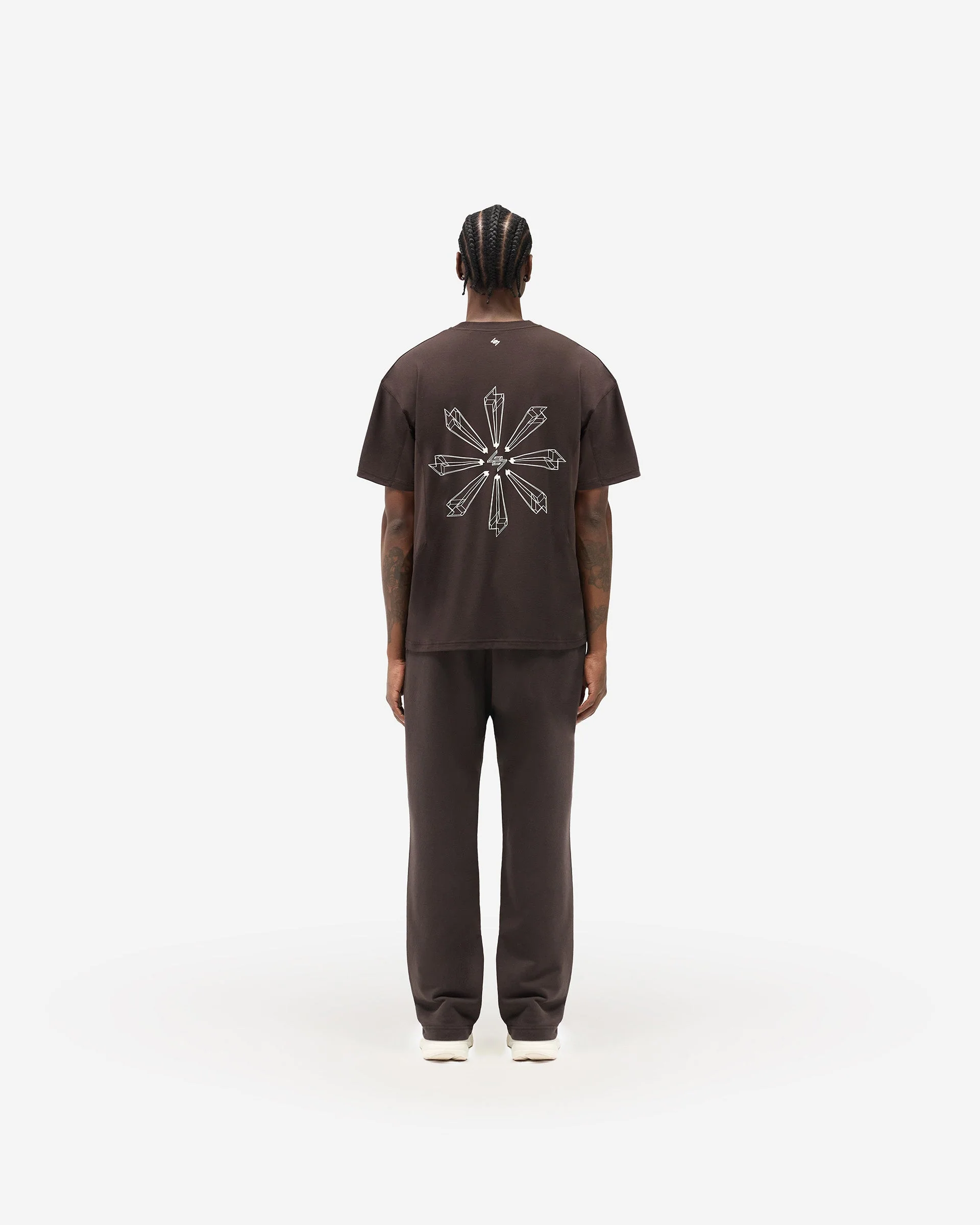 247 Uprising Oversized T-Shirt - Chocolate - Image 8