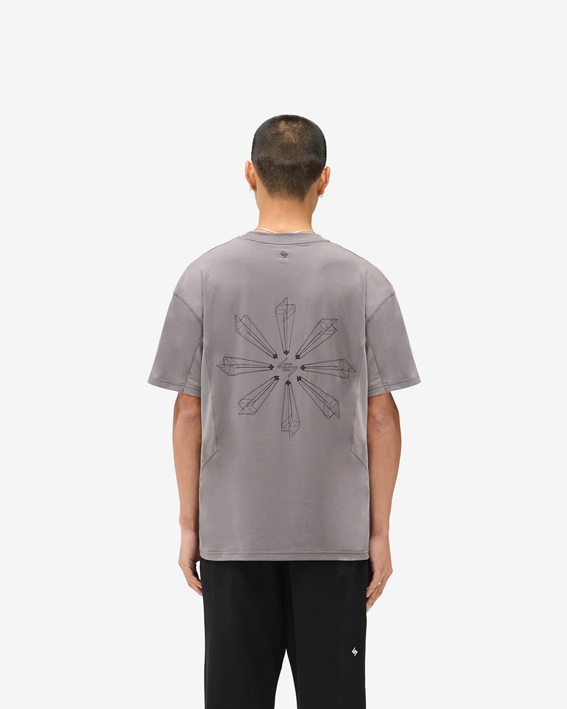 247 Uprising Oversized T-Shirt - Steel - Image 5