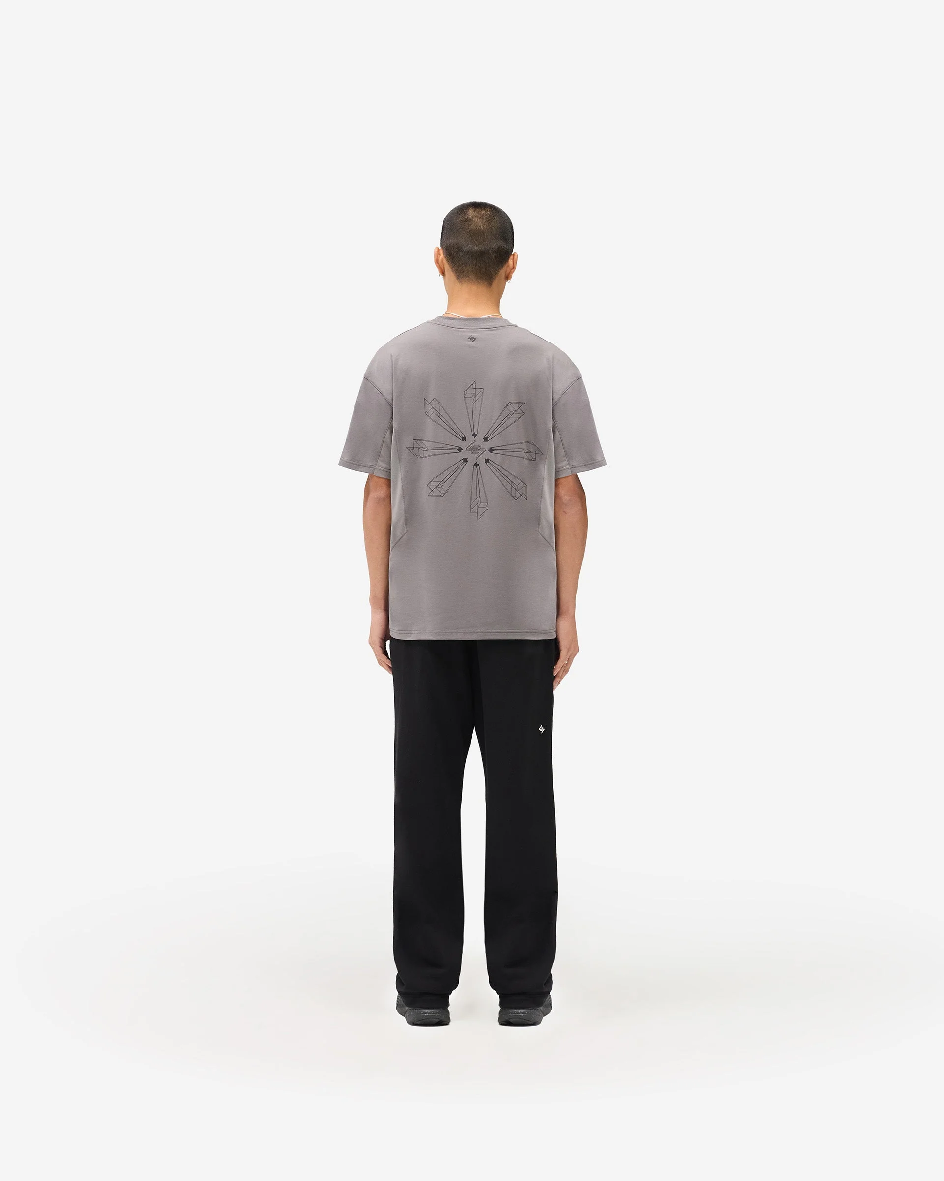 247 Uprising Oversized T-Shirt - Steel - Image 8