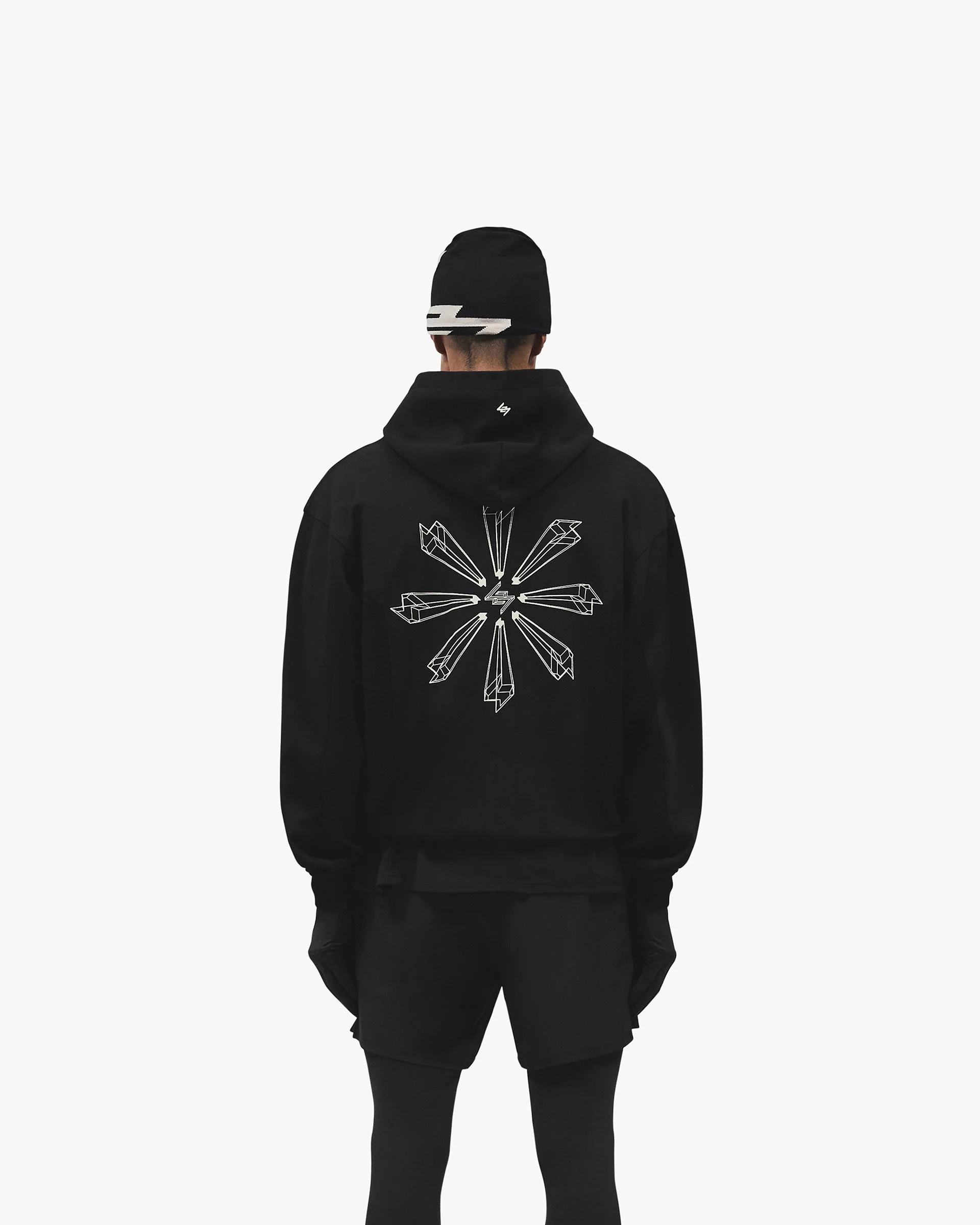 247 Uprising Zip Hoodie - Black - Image 5