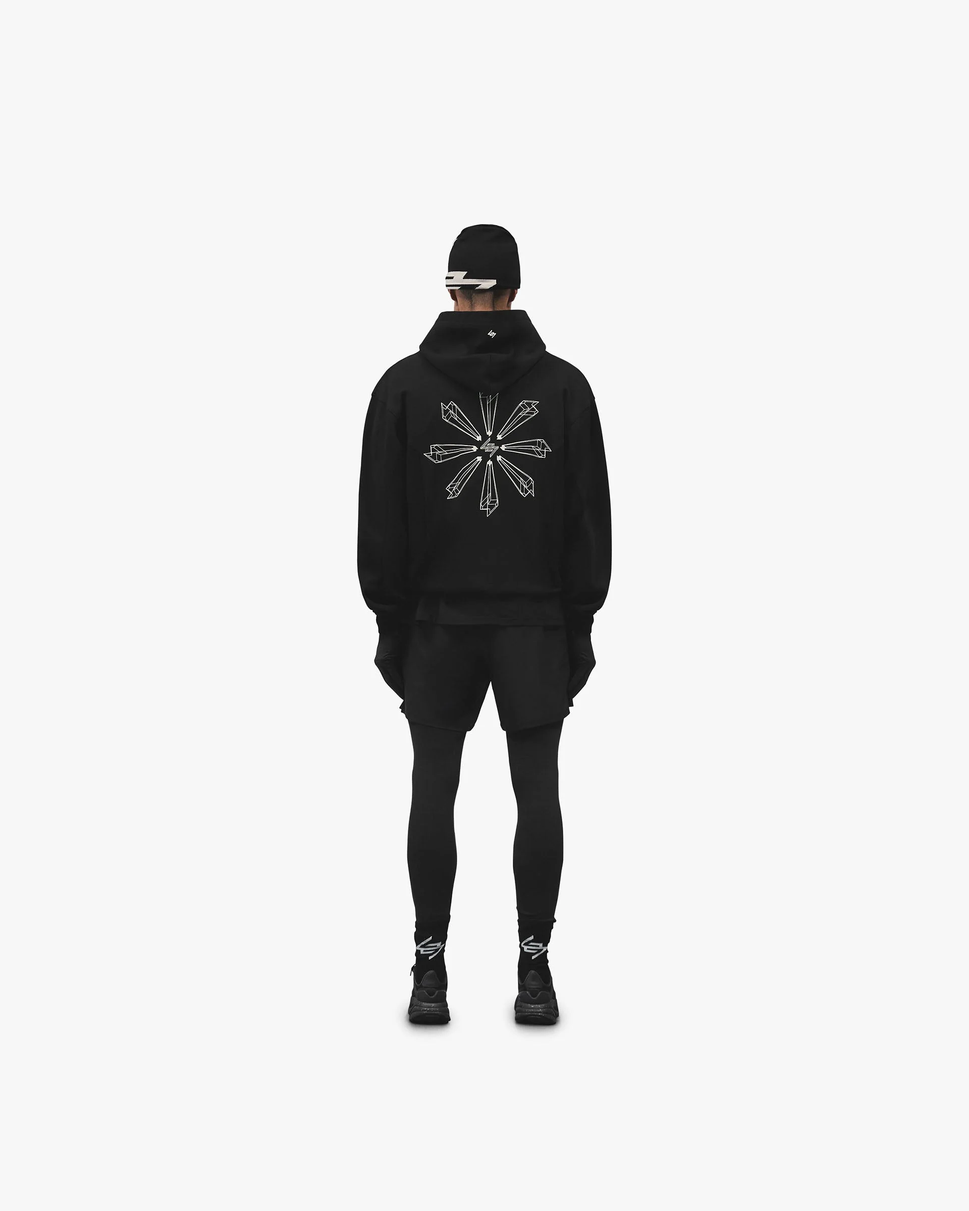 247 Uprising Zip Hoodie - Black - Image 8