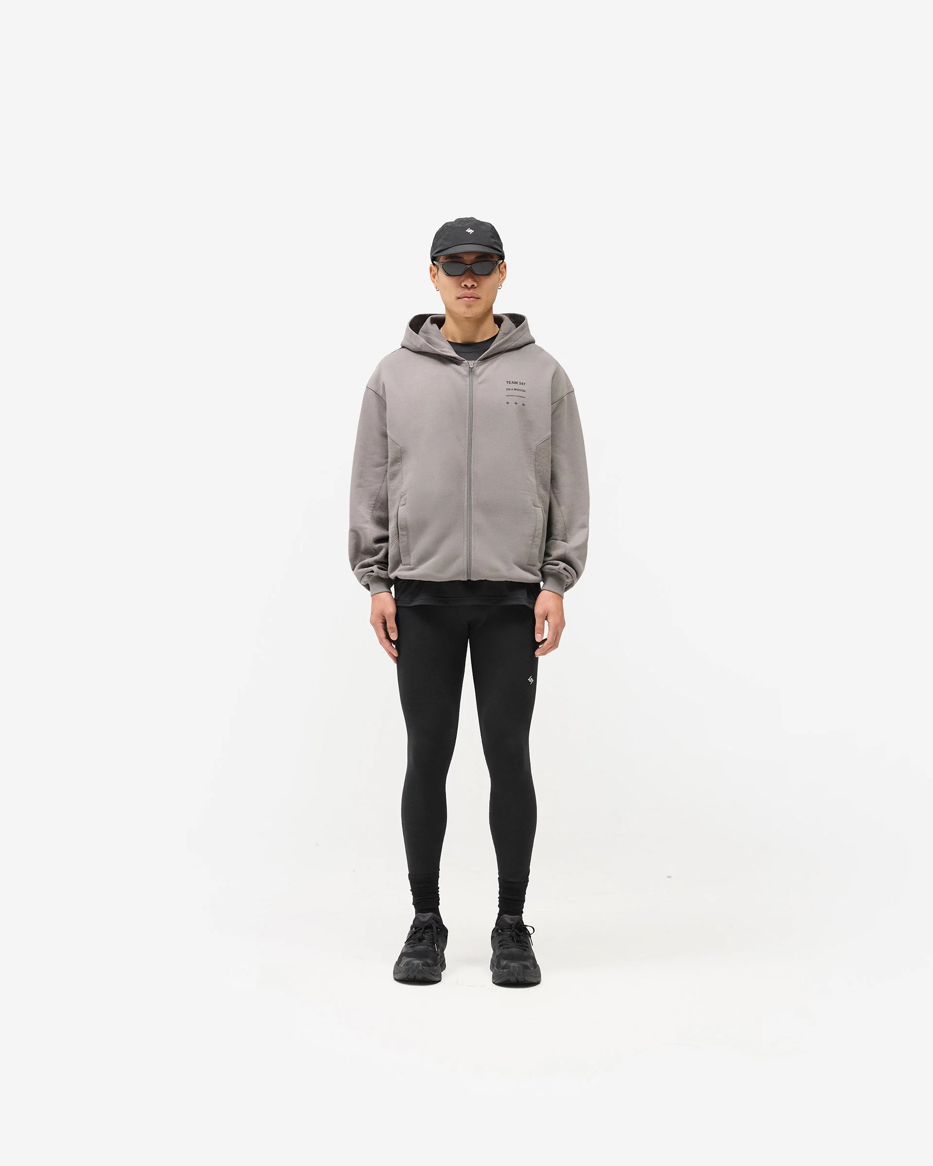 247 Uprising Zip Hoodie - Steel - Image 6