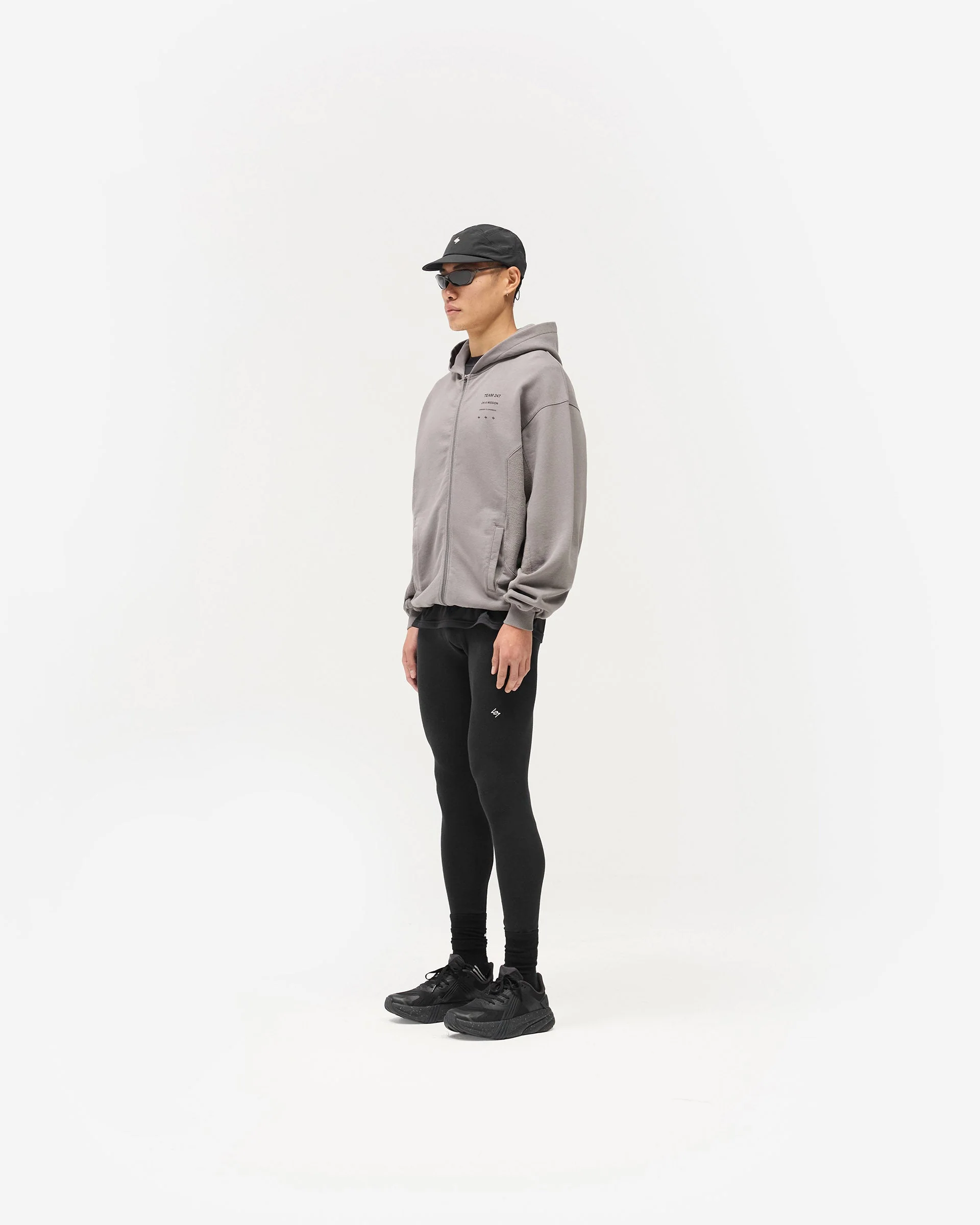 247 Uprising Zip Hoodie - Steel - Image 7