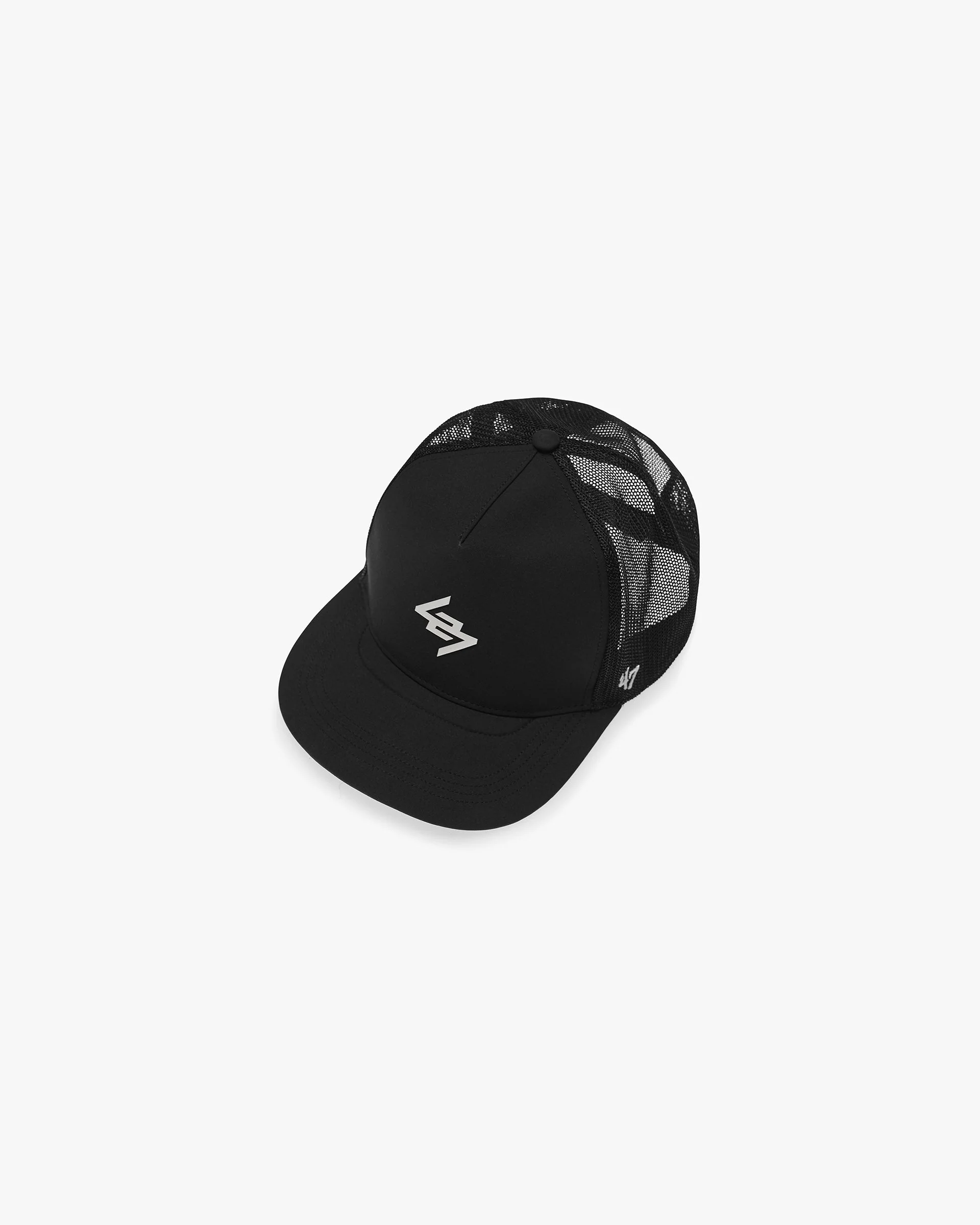 247 x 47 Logo Trucker Cap - Jet Black - Image 3