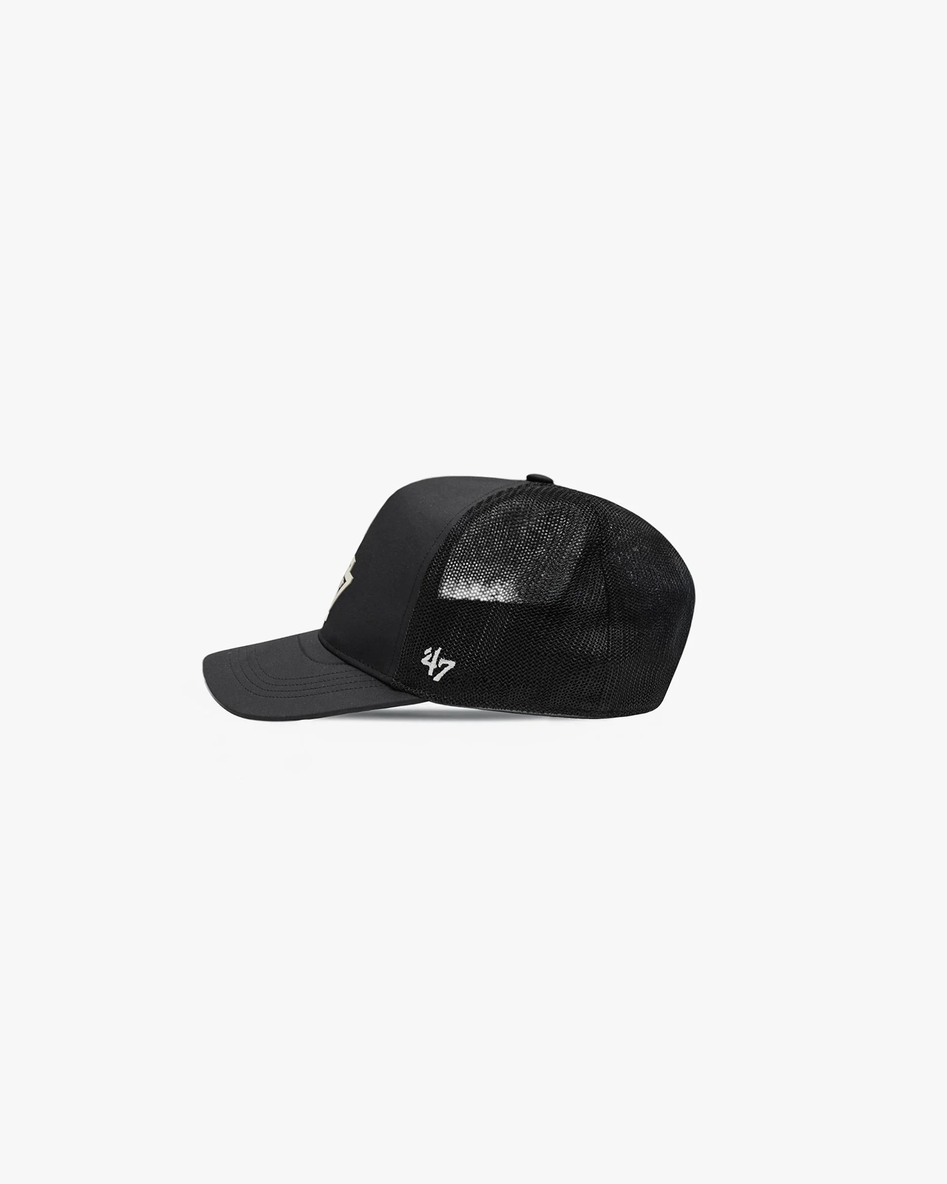 247 x 47 Logo Trucker Cap - Jet Black - Image 4