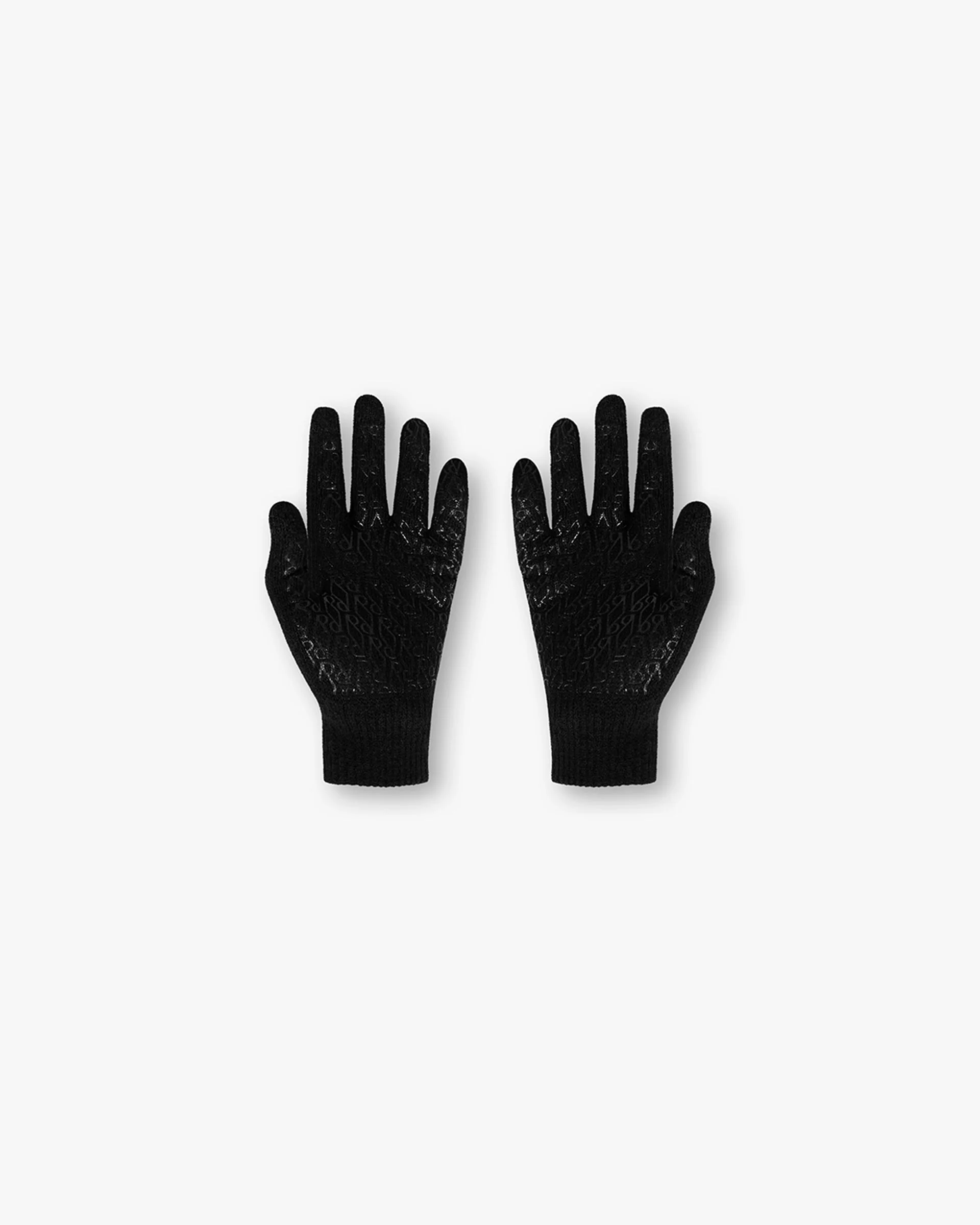 Arch Knitted Gloves - Jet Black - Image 2
