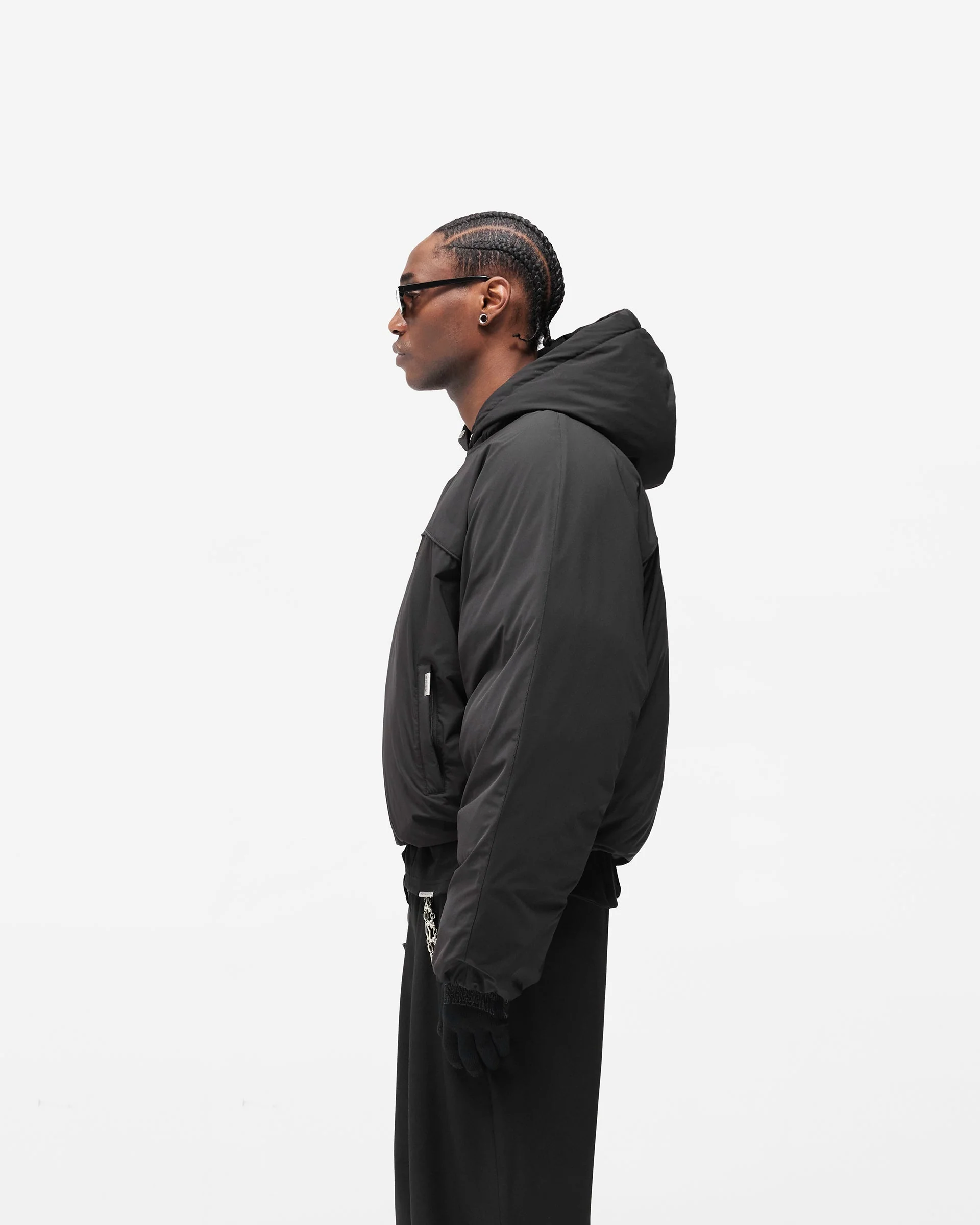 Arch Pullover Puffer - Jet Black - Image 5