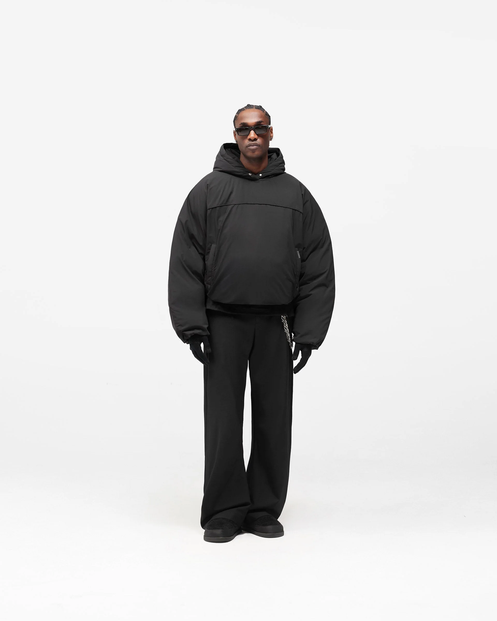 Arch Pullover Puffer - Jet Black - Image 7