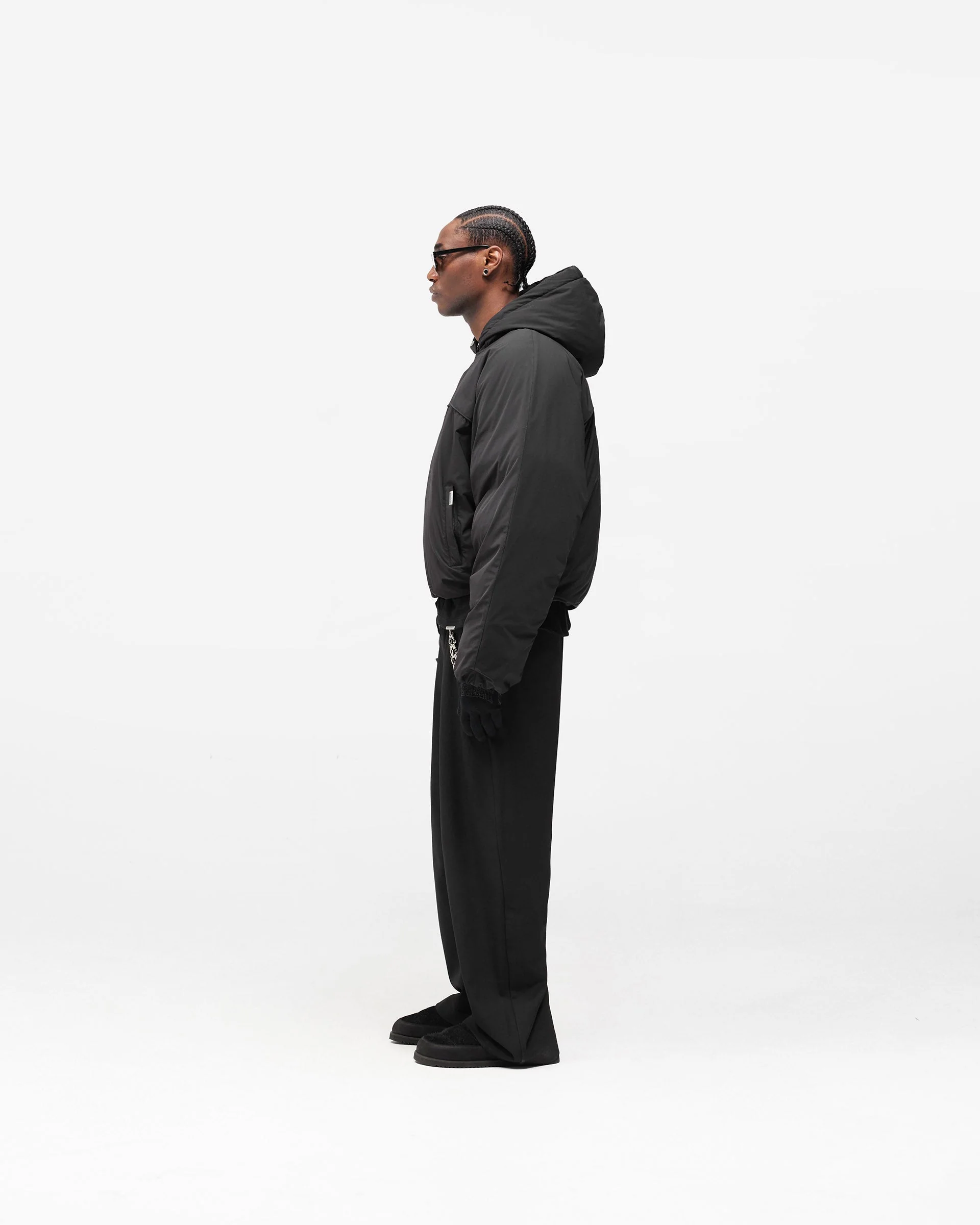 Arch Pullover Puffer - Jet Black - Image 8