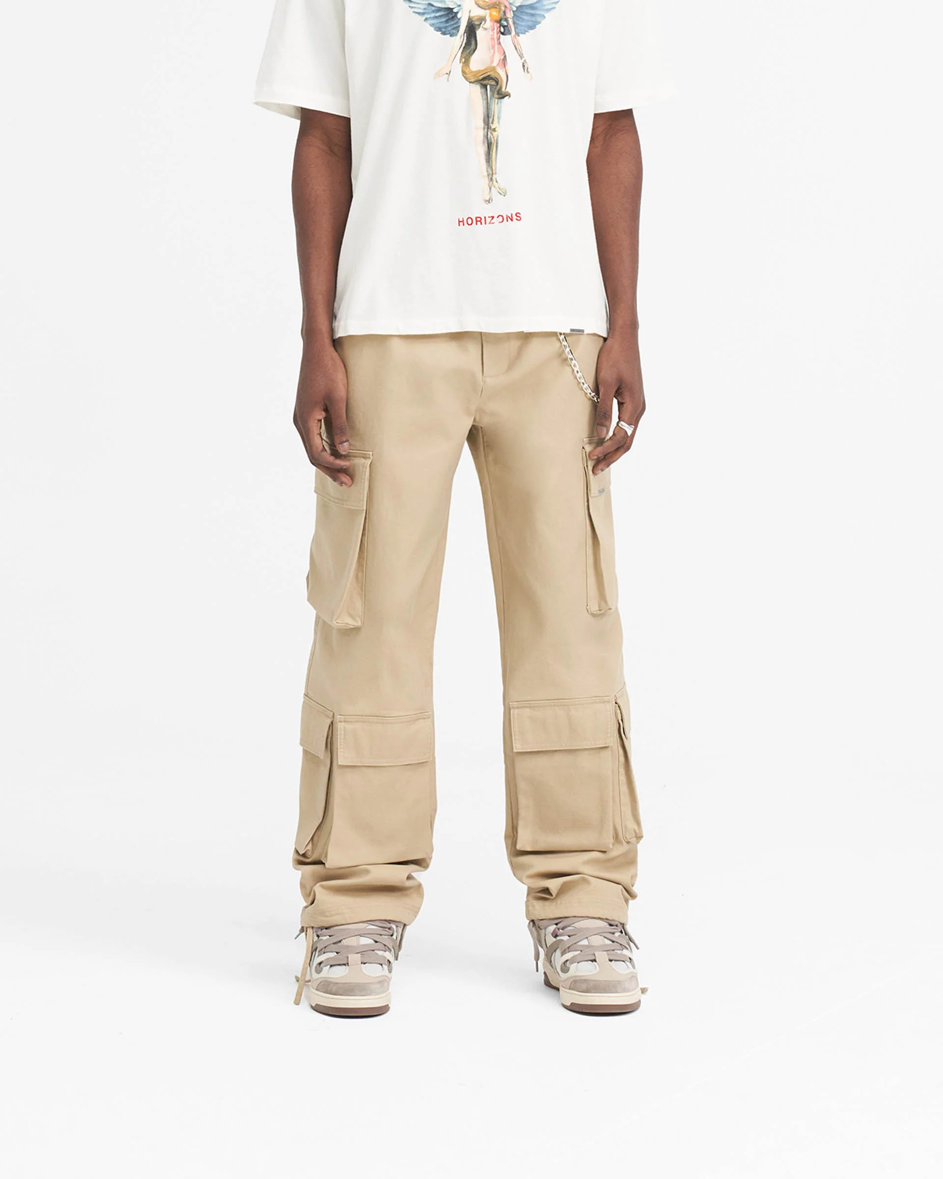 Baggy Cargo Pant - Sandstone - Image 3