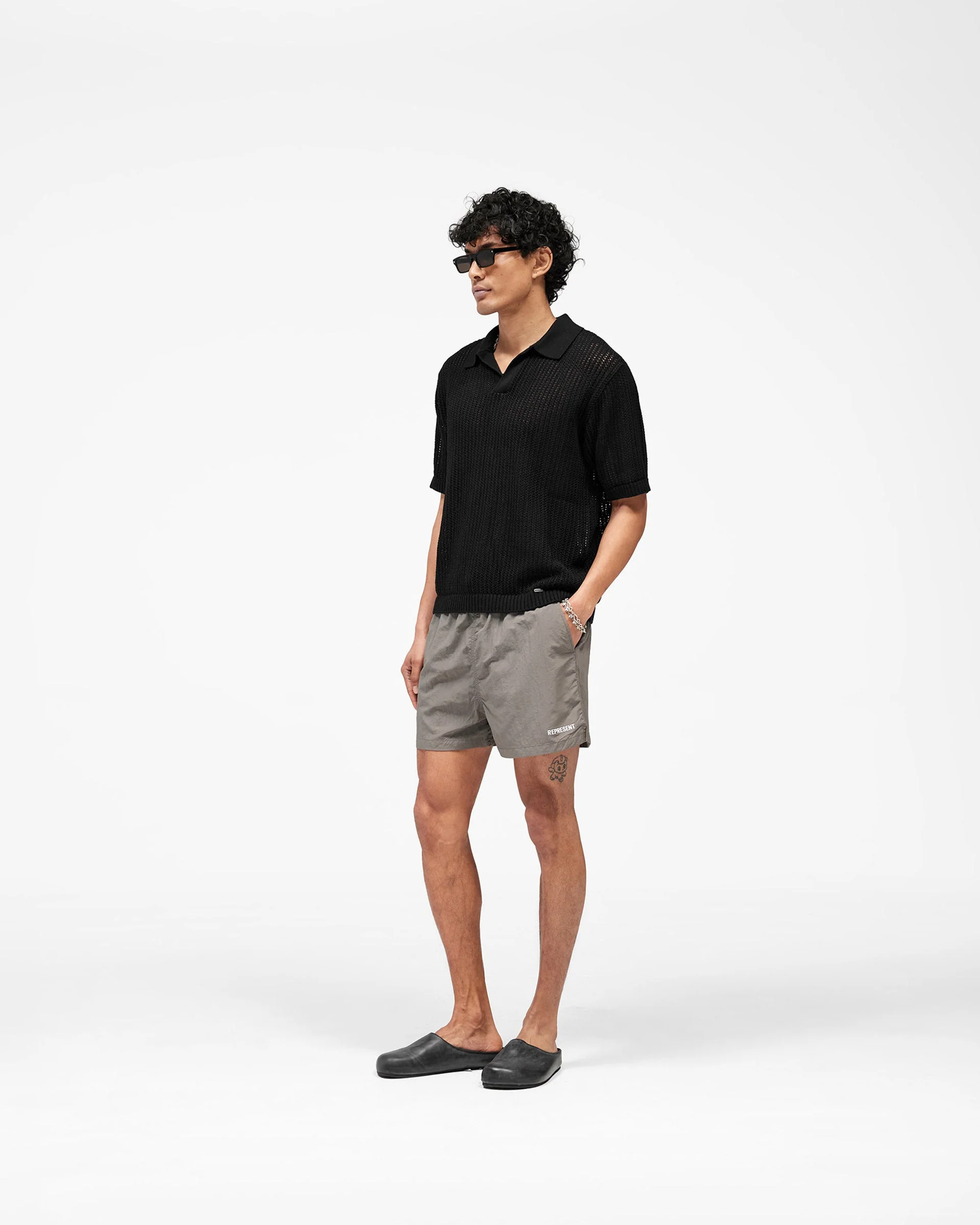 Beverly Knit Polo - Jet Black - Image 7