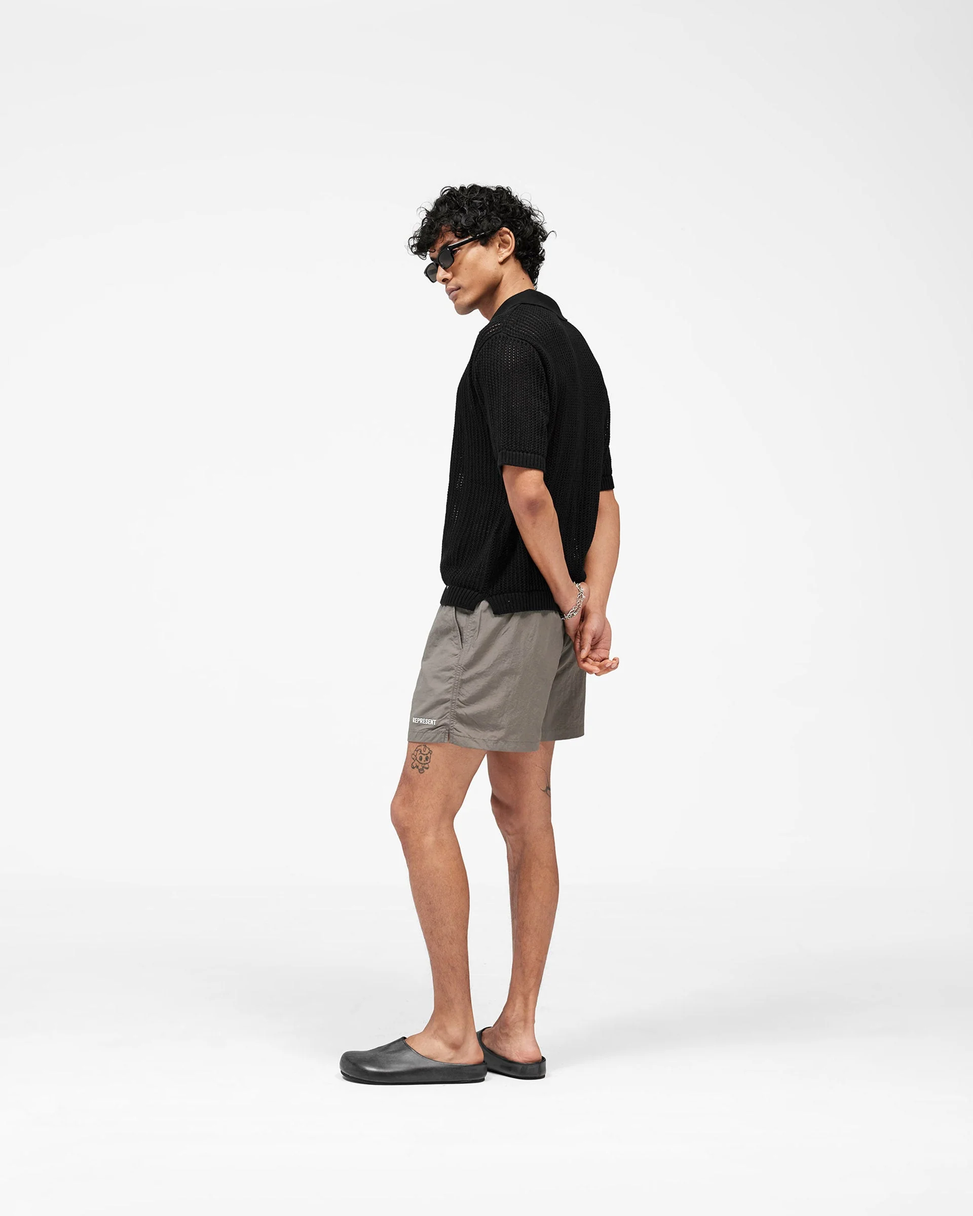Beverly Knit Polo - Jet Black - Image 8