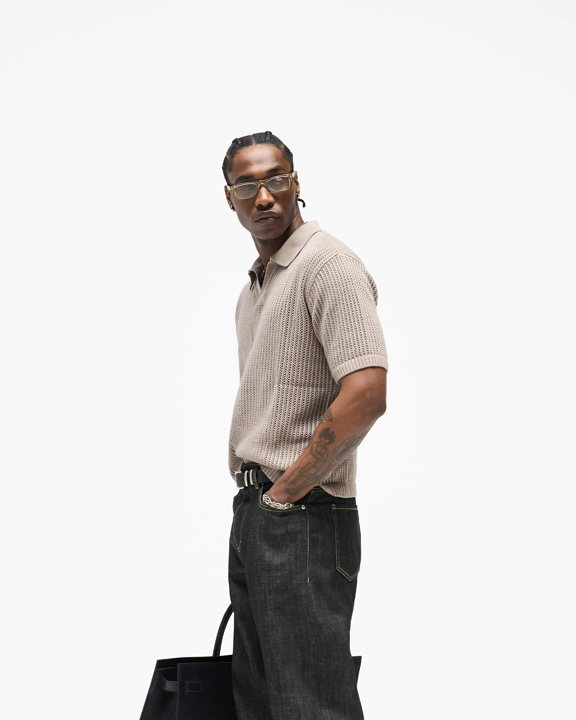 Beverly Knit Polo - Vintage Khaki - Image 2