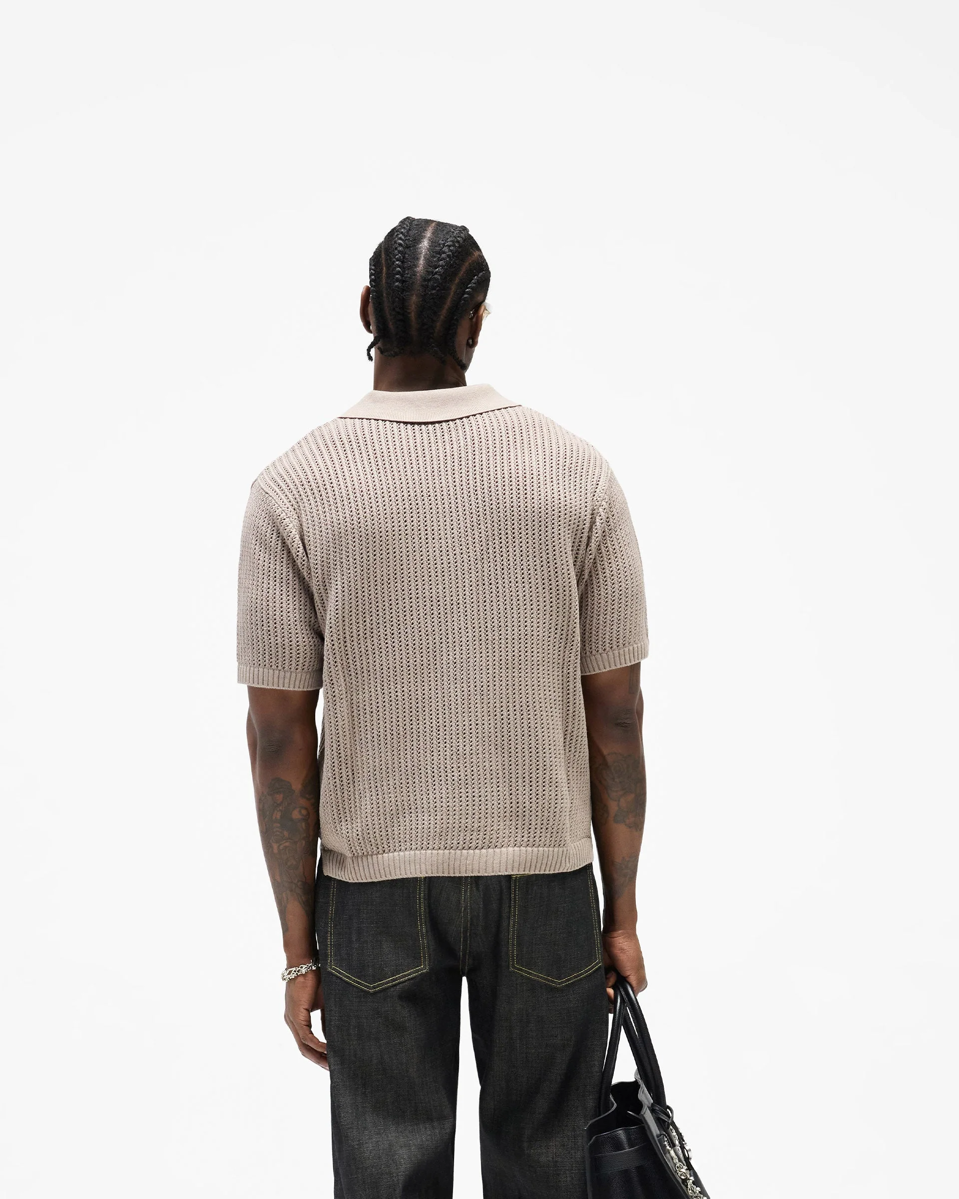 Beverly Knit Polo - Vintage Khaki - Image 4