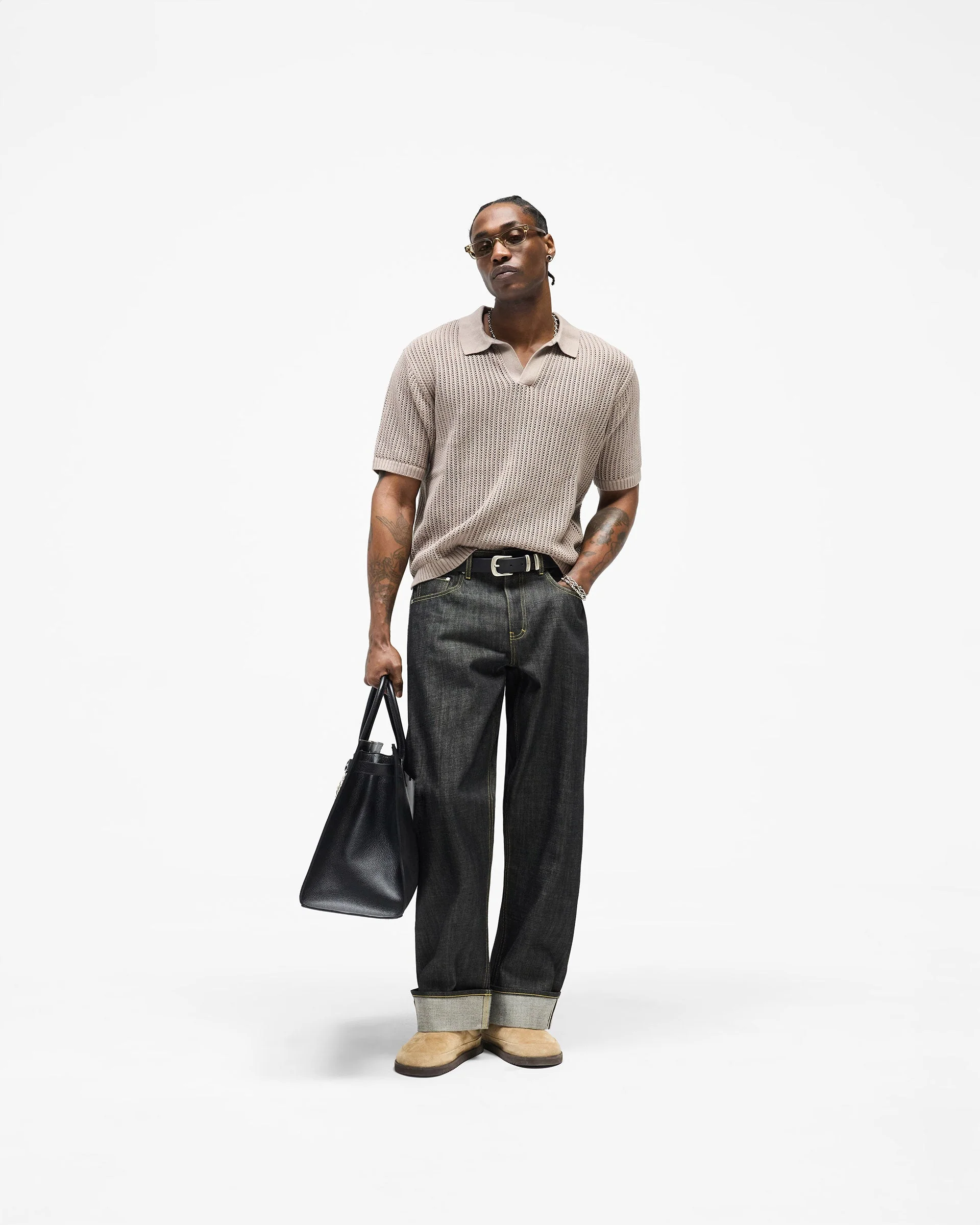 Beverly Knit Polo - Vintage Khaki - Image 5