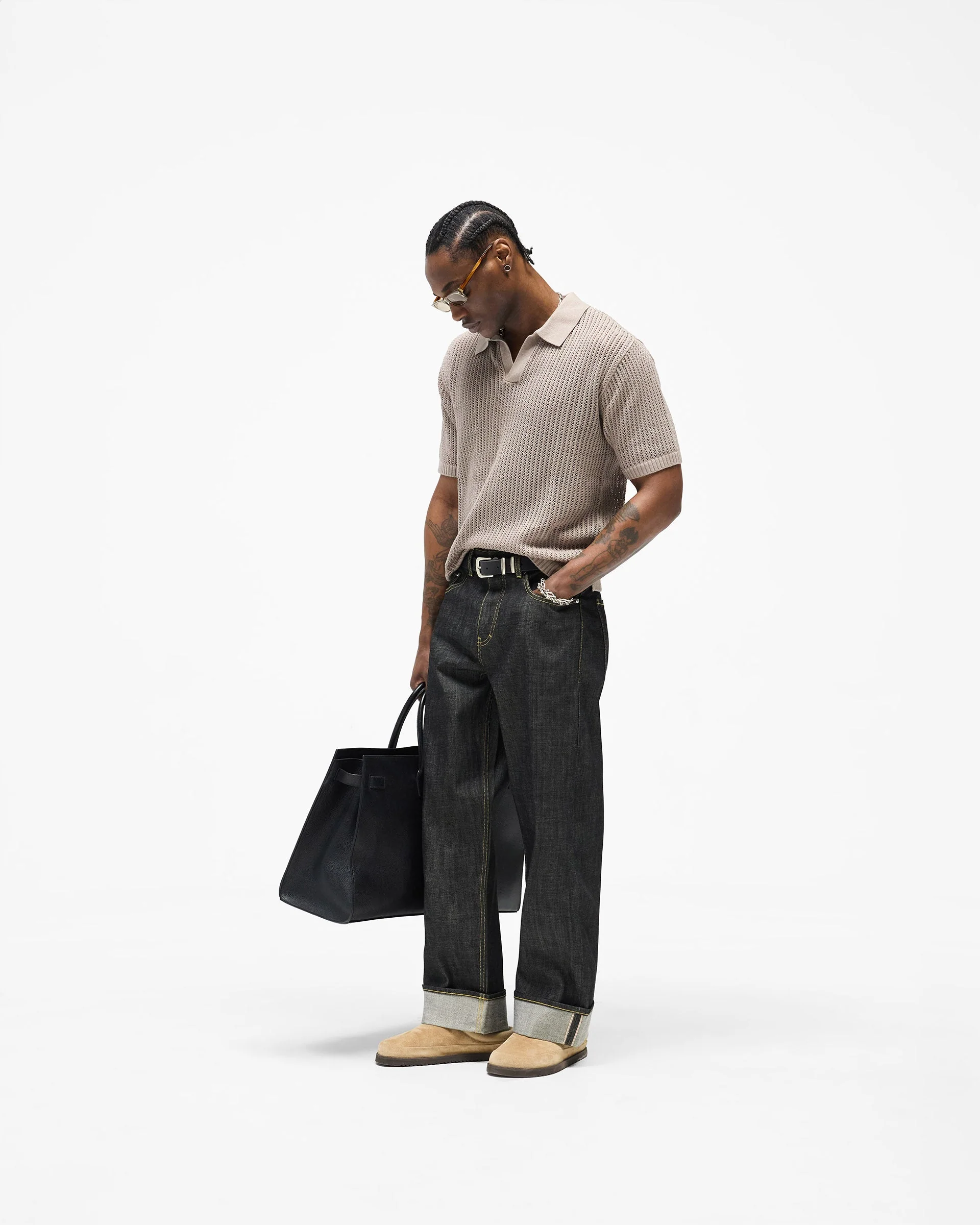 Beverly Knit Polo - Vintage Khaki - Image 7