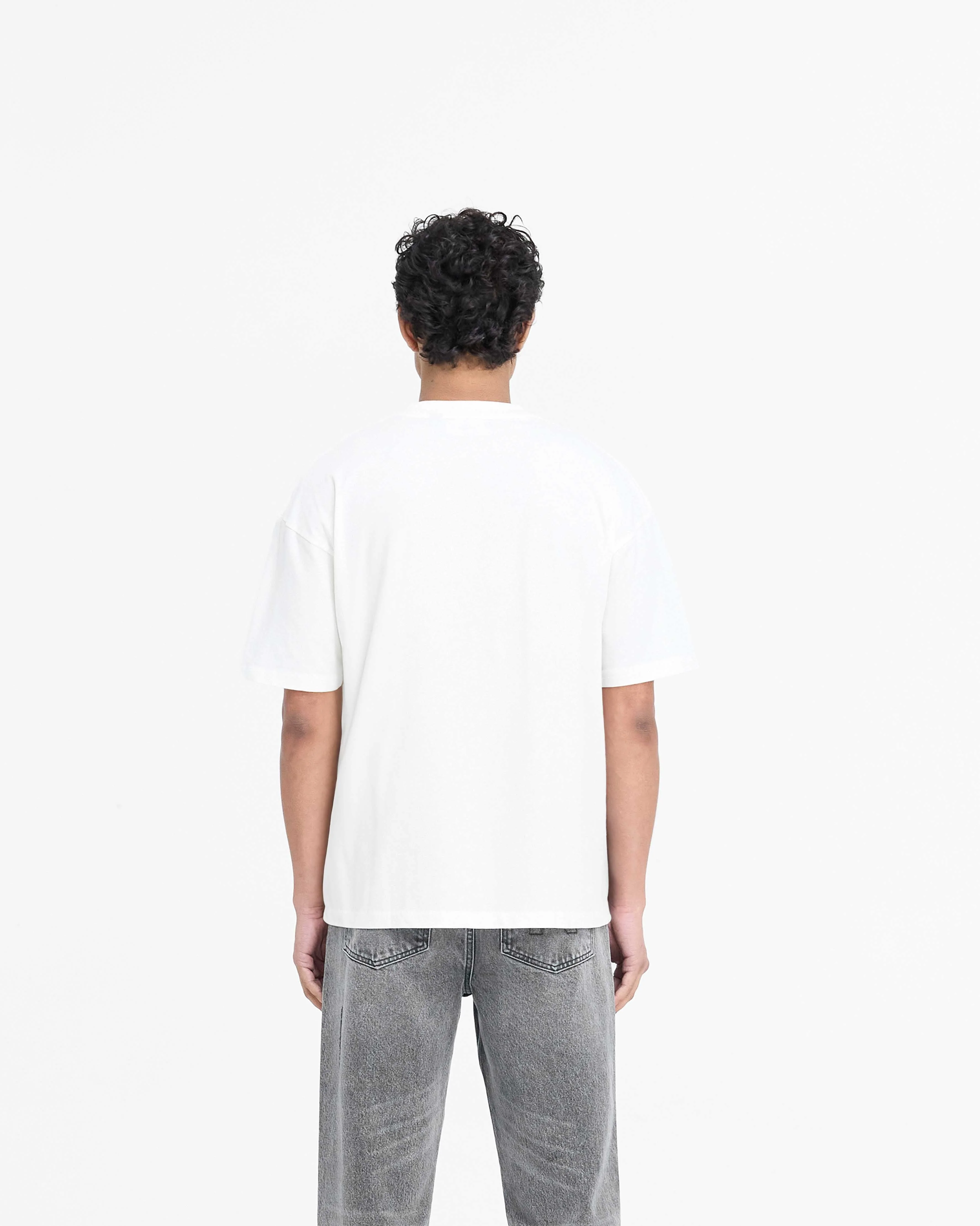 Block Logo T-Shirt - Flat White - Image 4