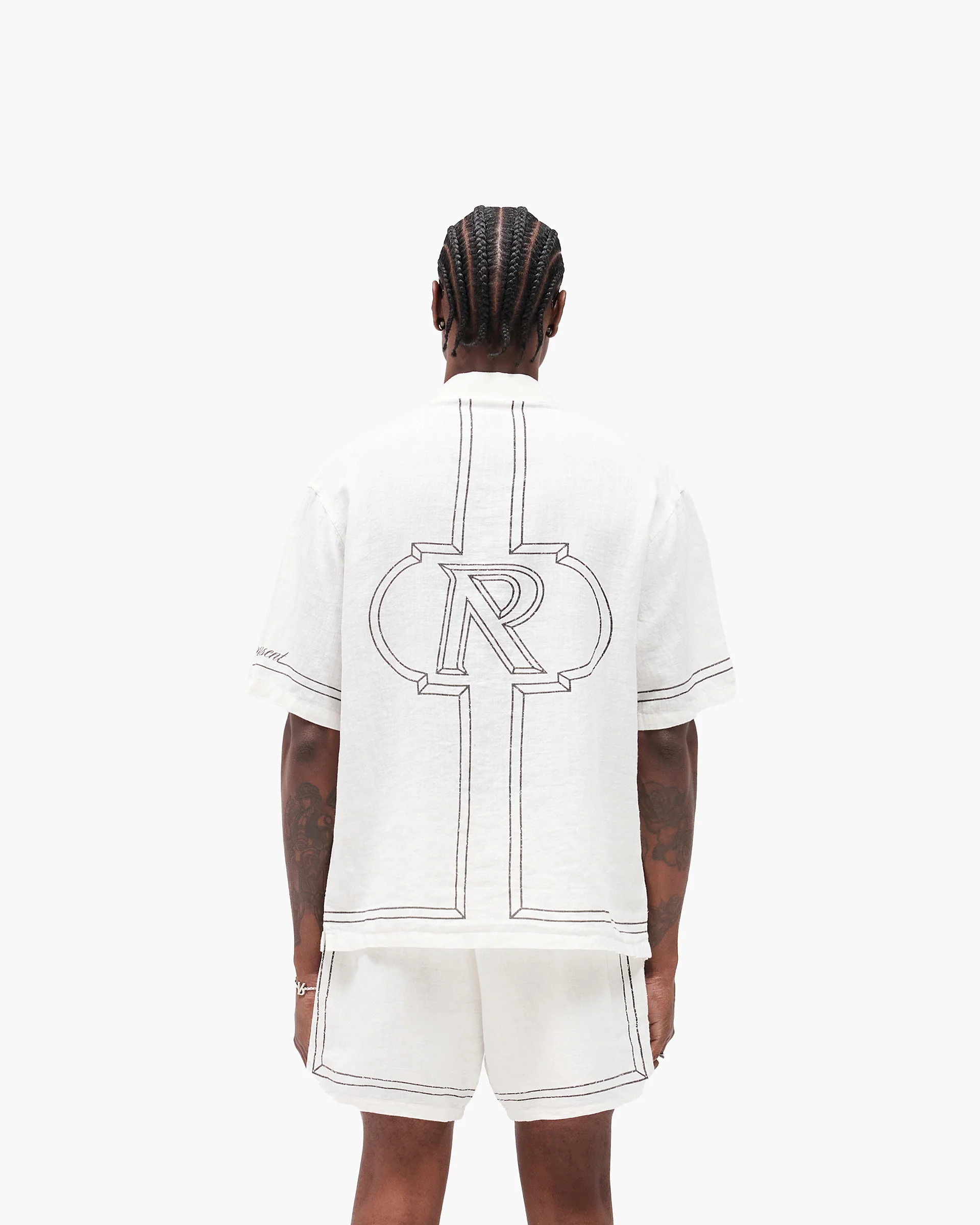 Border Shirt - Whisper White - Image 5