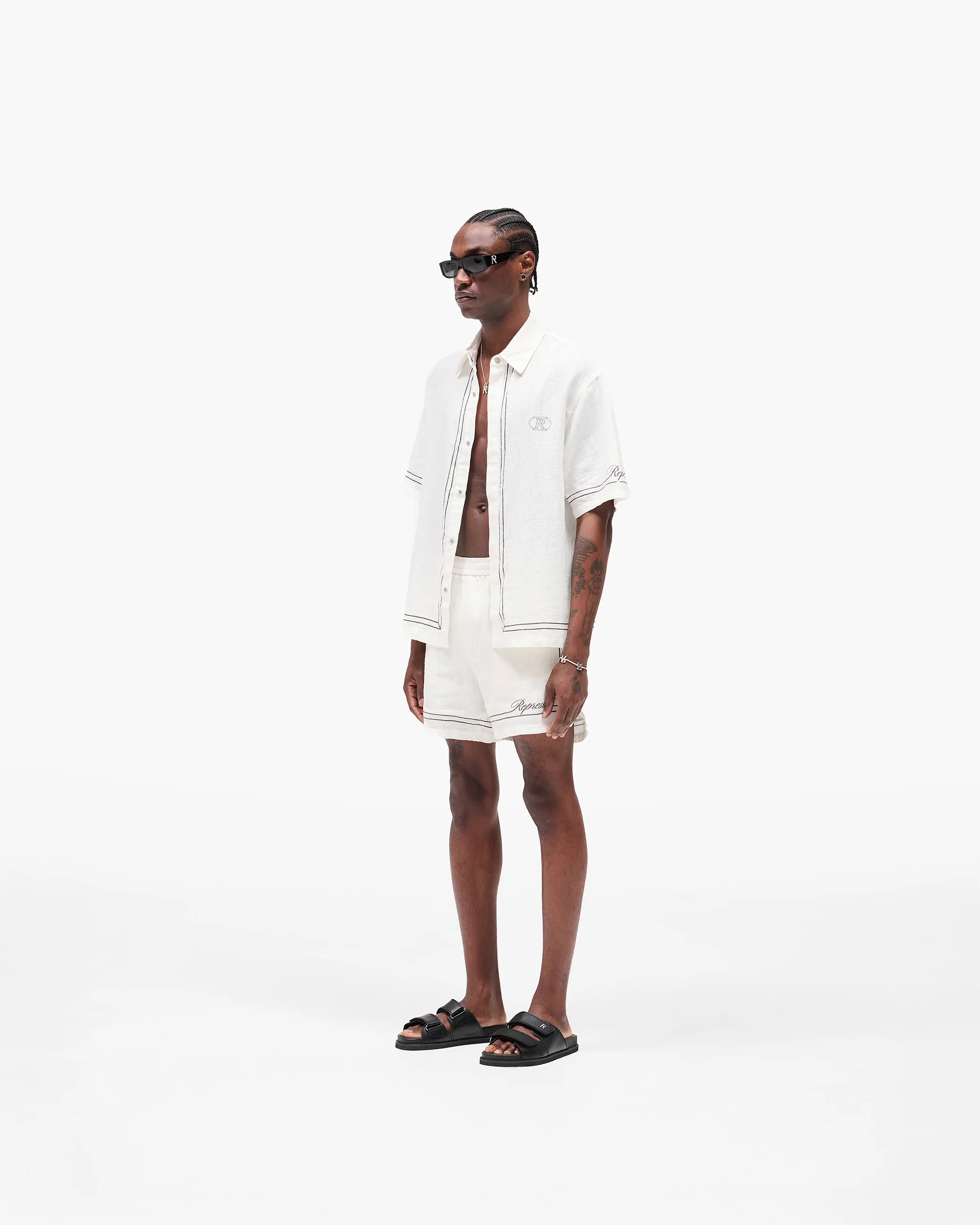 Border Shirt - Whisper White - Image 7