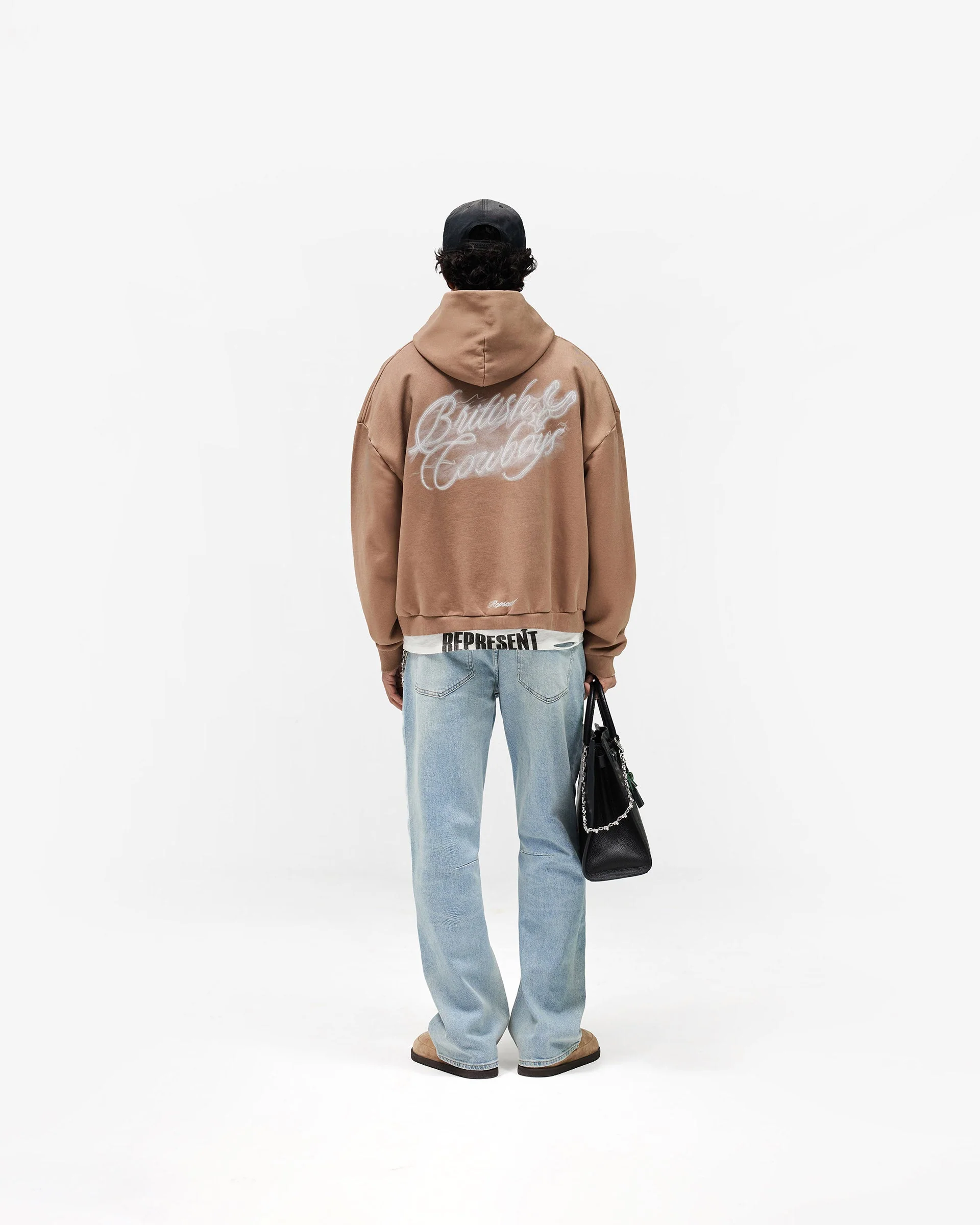 British Cowboys Hoodie - Dusty Brown - Image 10