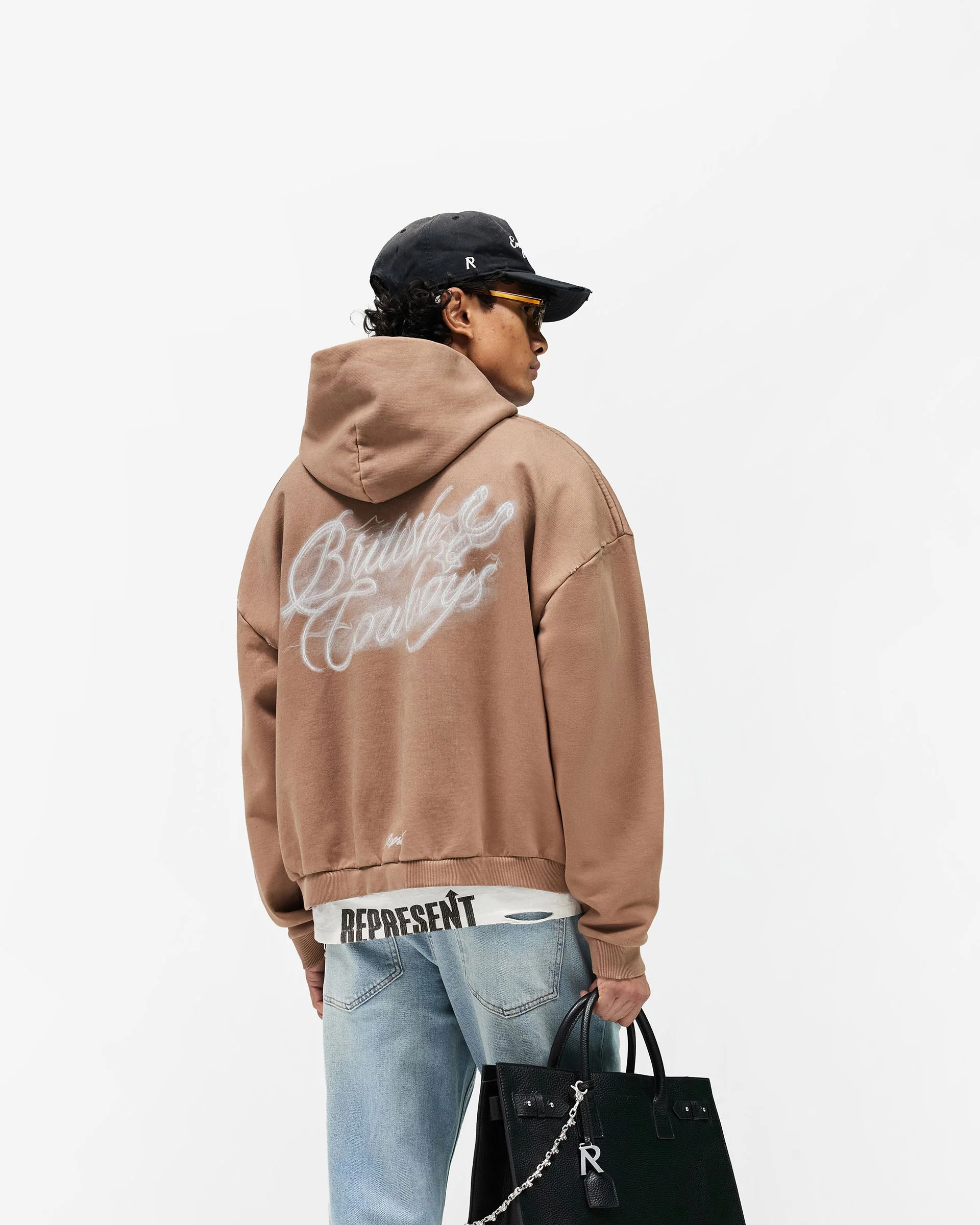 British Cowboys Hoodie - Dusty Brown - Image 5