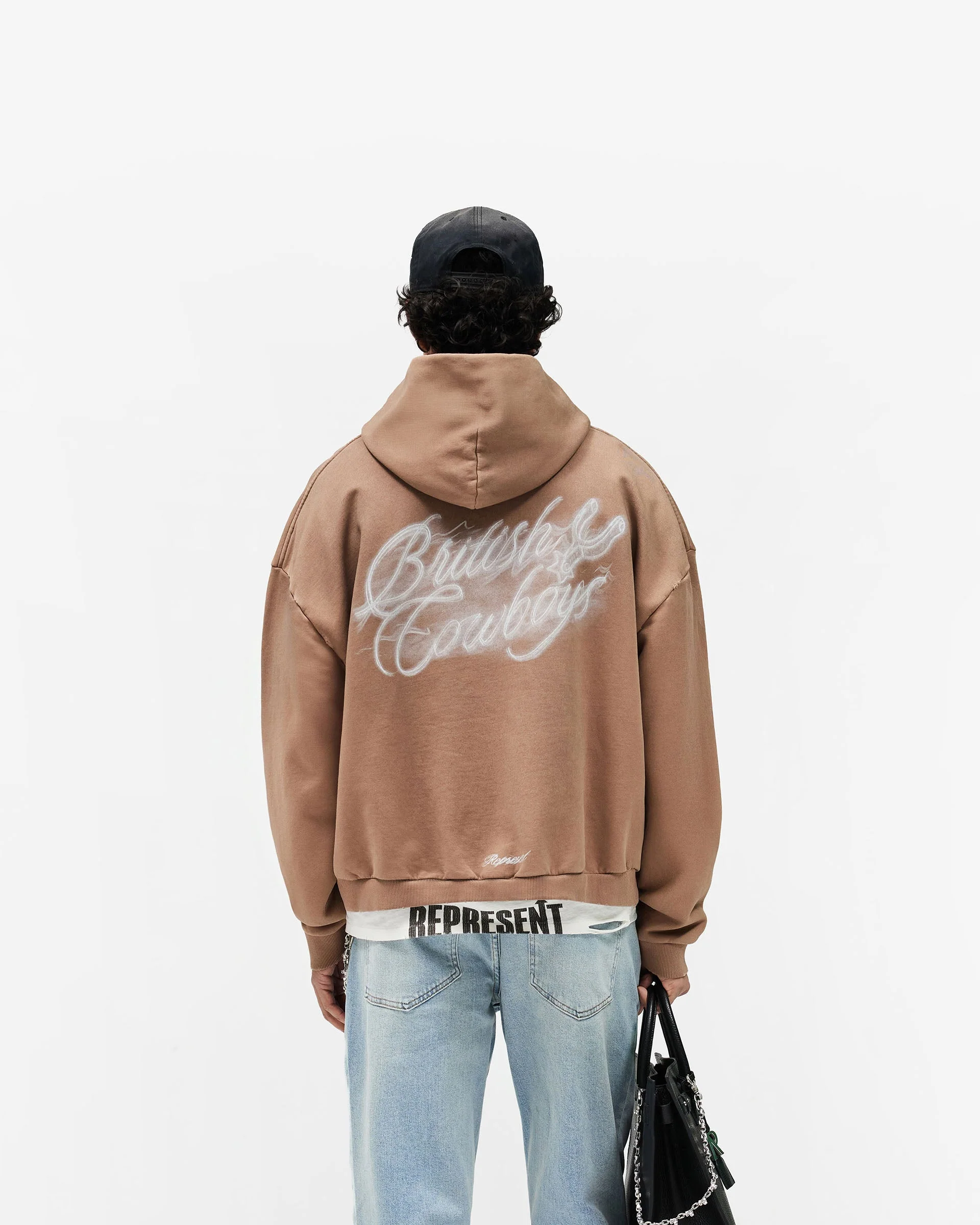 British Cowboys Hoodie - Dusty Brown - Image 6