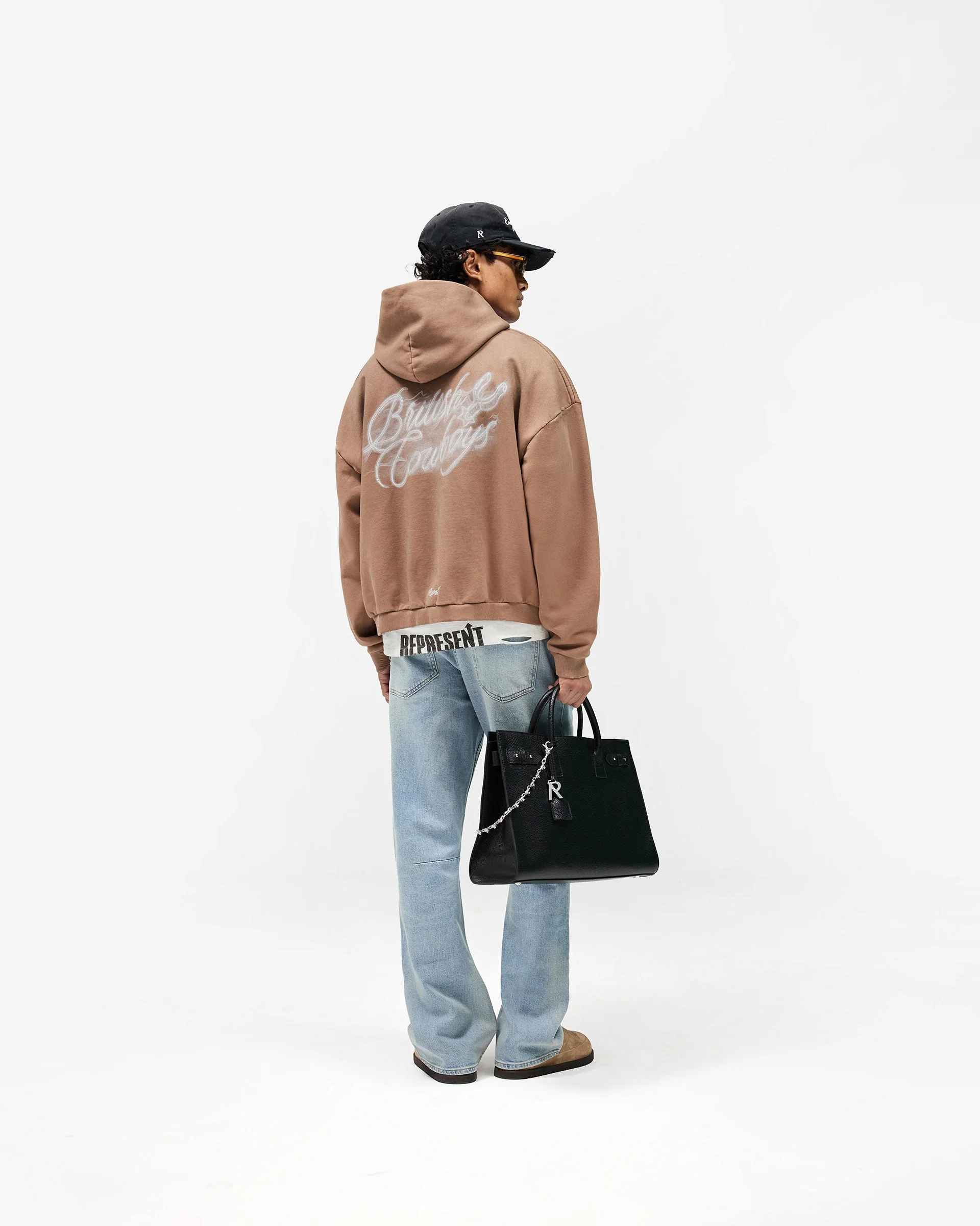 British Cowboys Hoodie - Dusty Brown - Image 9