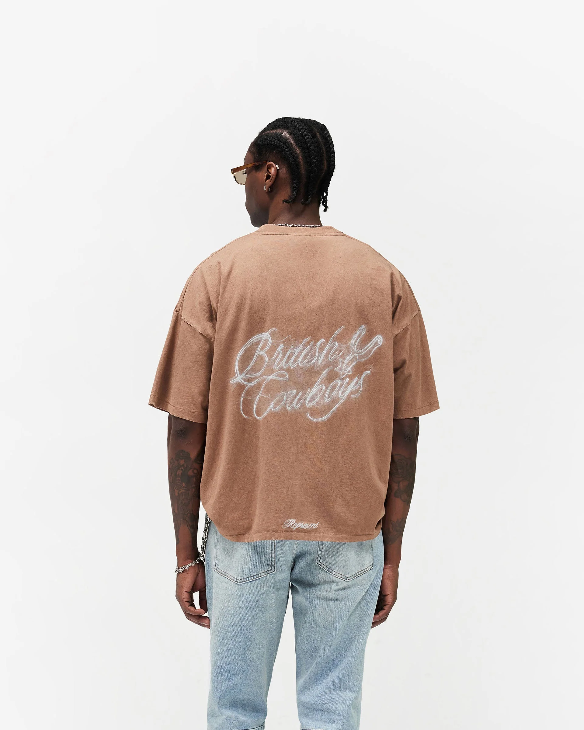 British Cowboys T-Shirt - Dusty Brown - Image 5