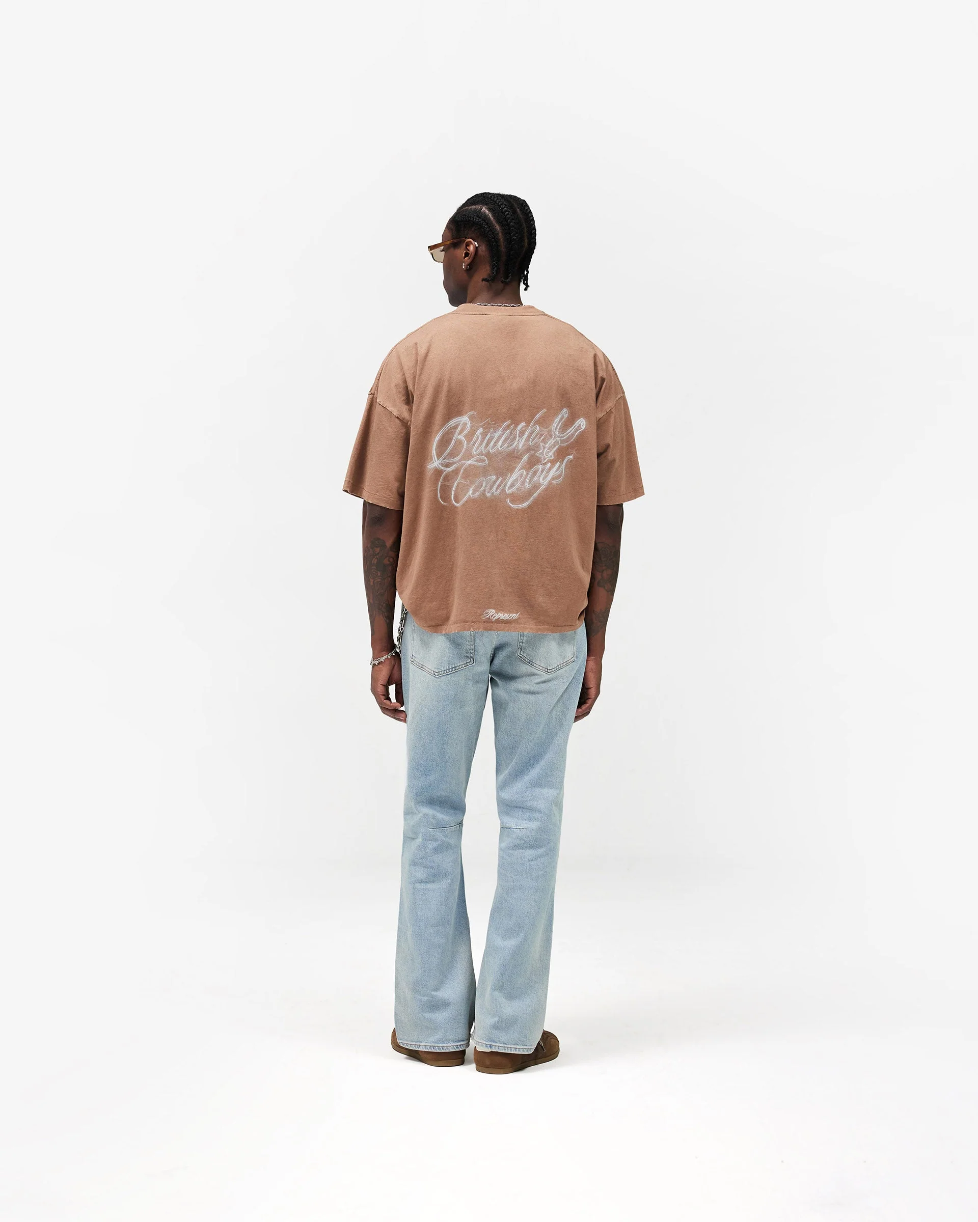 British Cowboys T-Shirt - Dusty Brown - Image 8