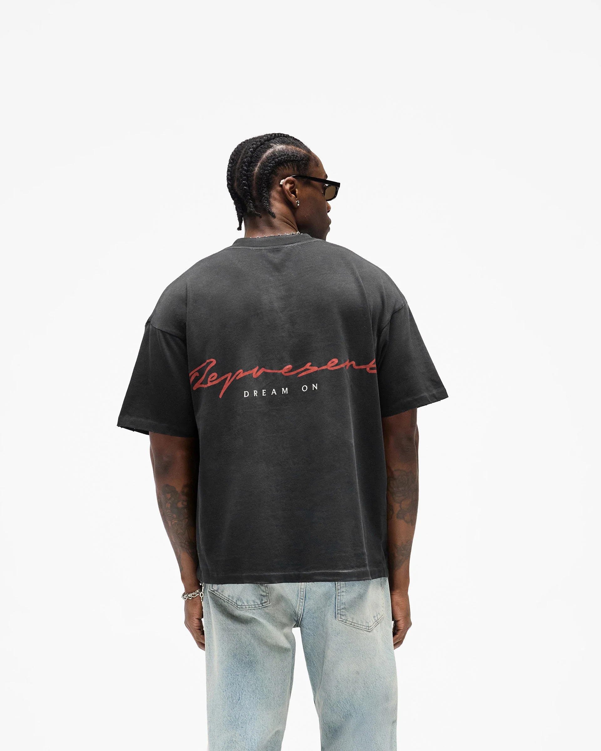 Chrome Flight T-Shirt - Stained Black - Image 6