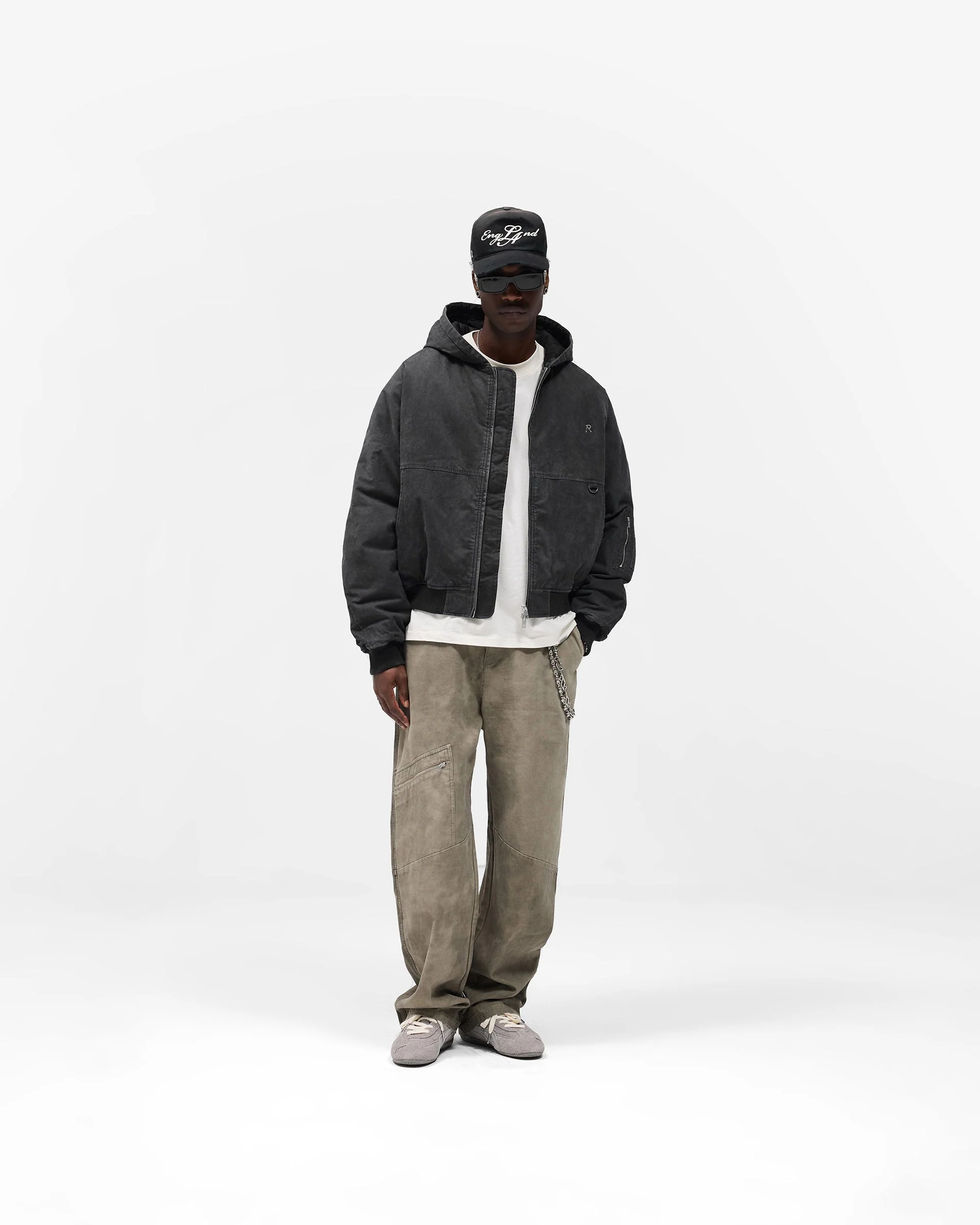 Cotton Workwear Pant - Dark Olive - Image 7