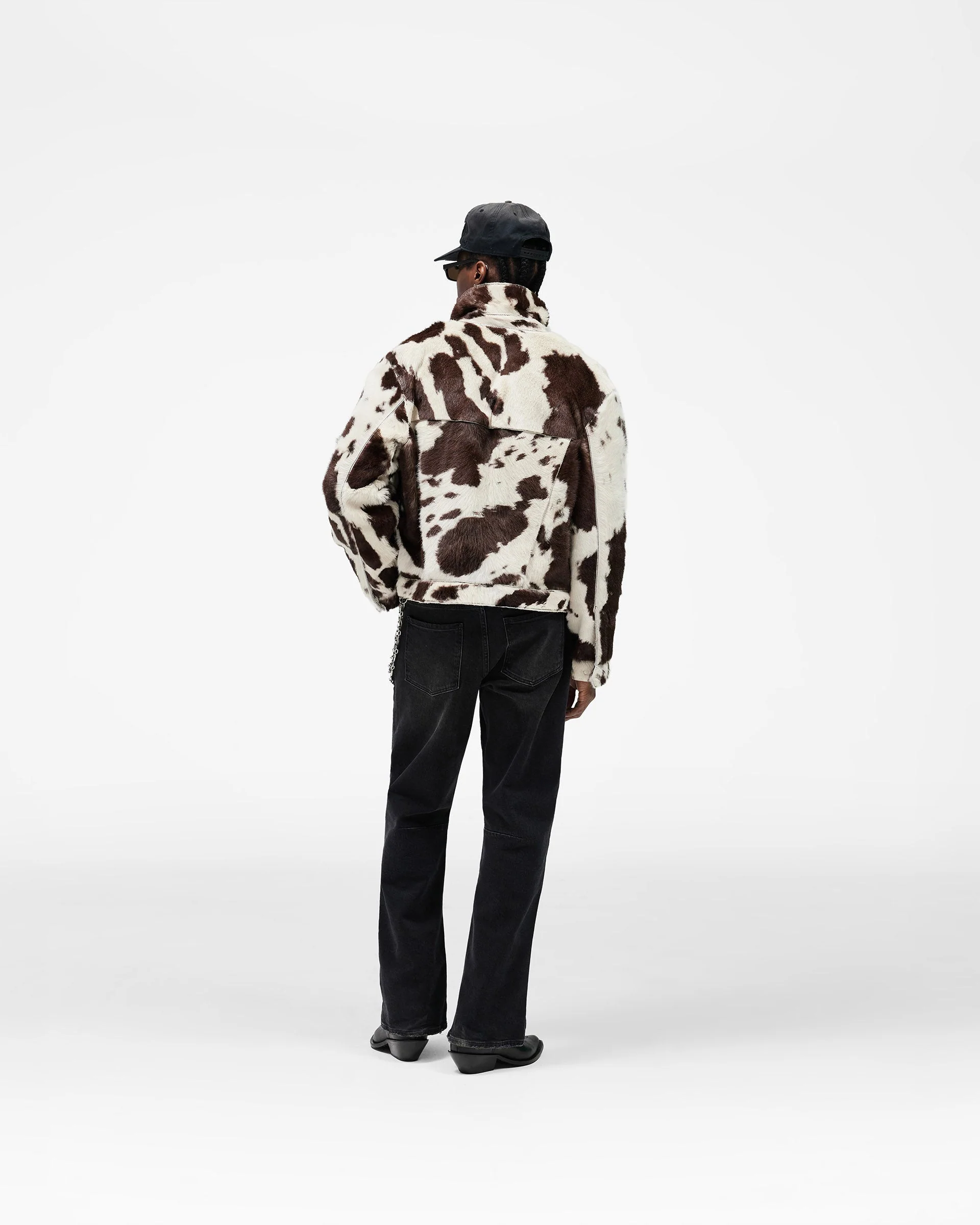 Cowhide Trucker Jacket - Multi - Image 9