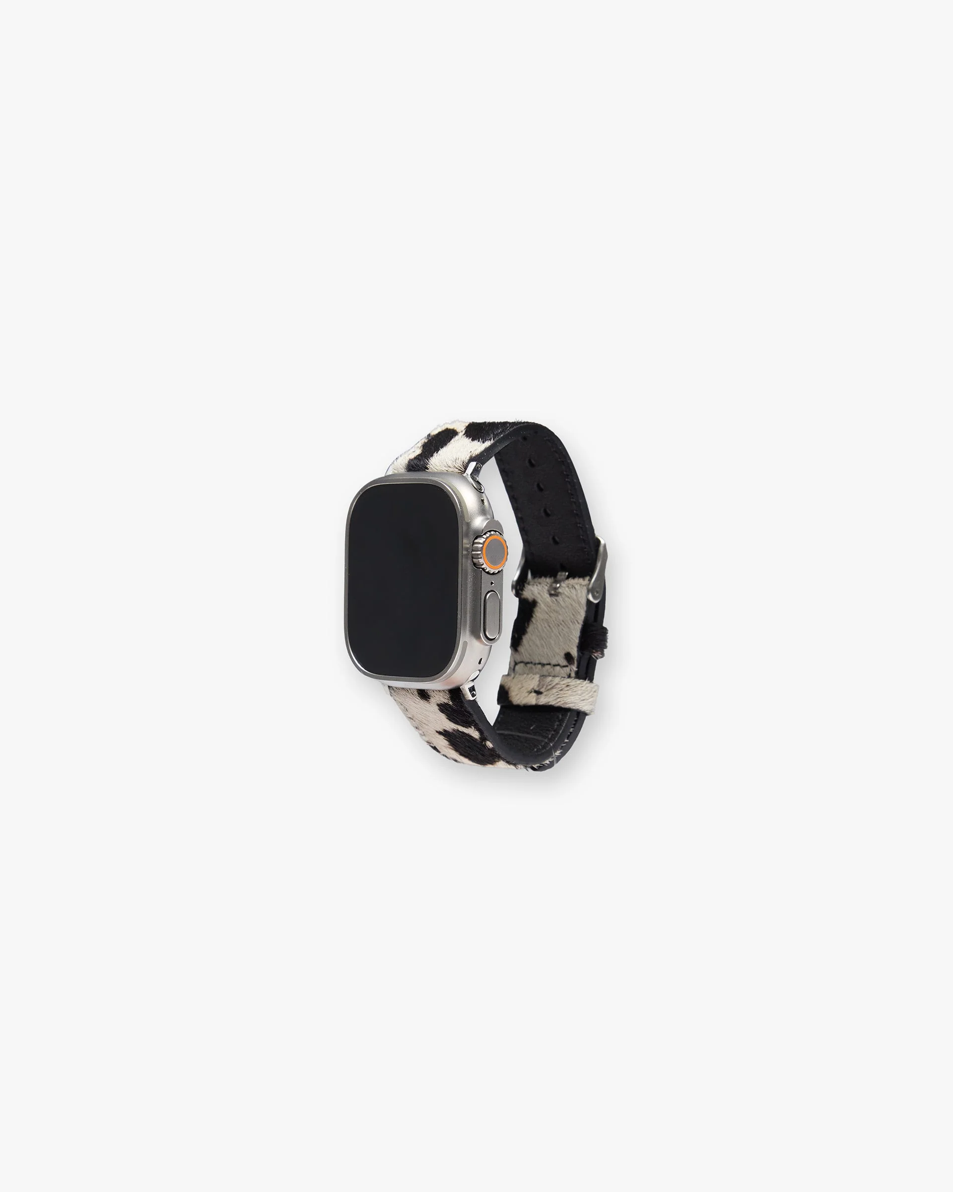 Cowhide Watch Strap - Flat White Jet Black - Image 2