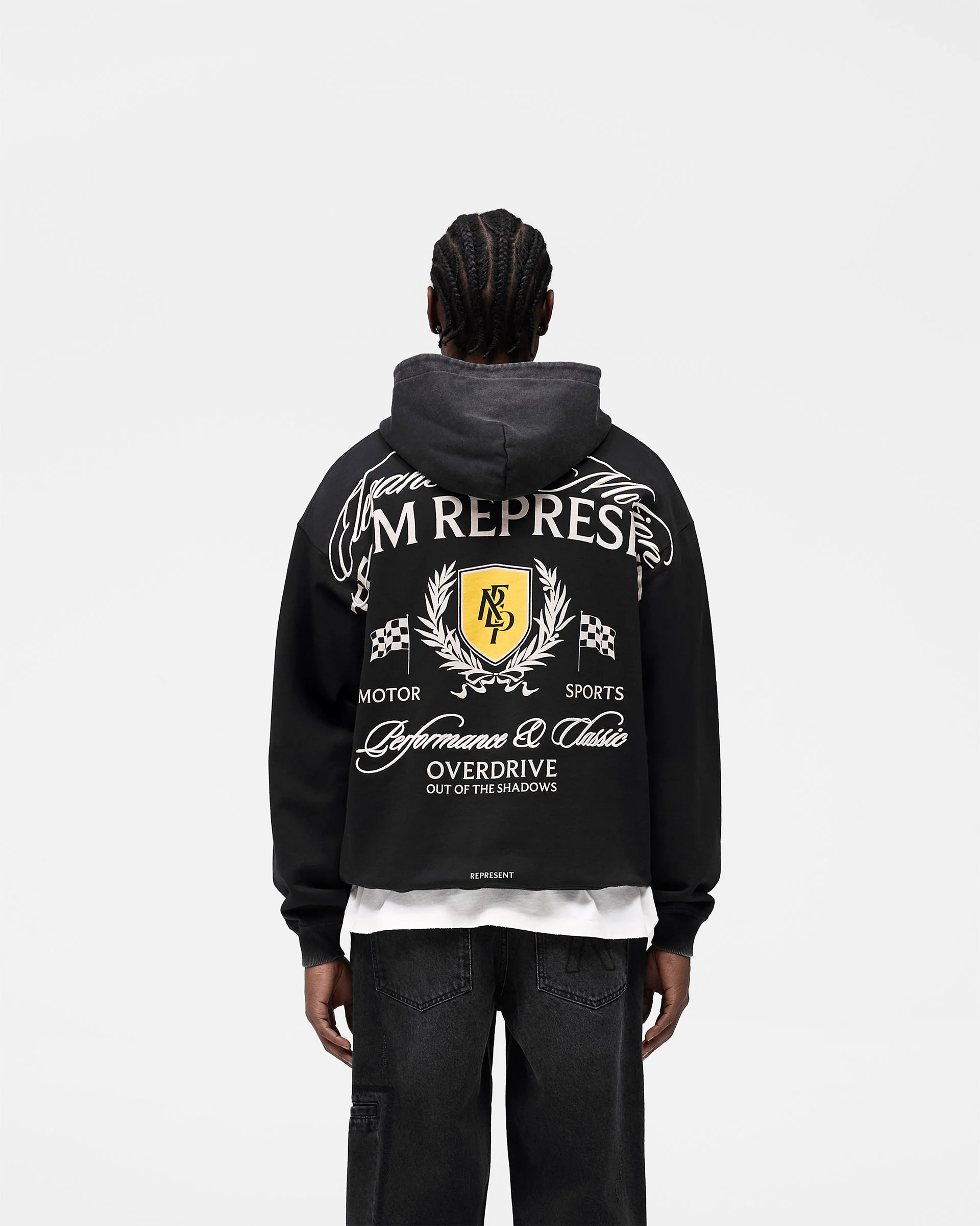 Crest Hoodie - Vintage Black - Image 4