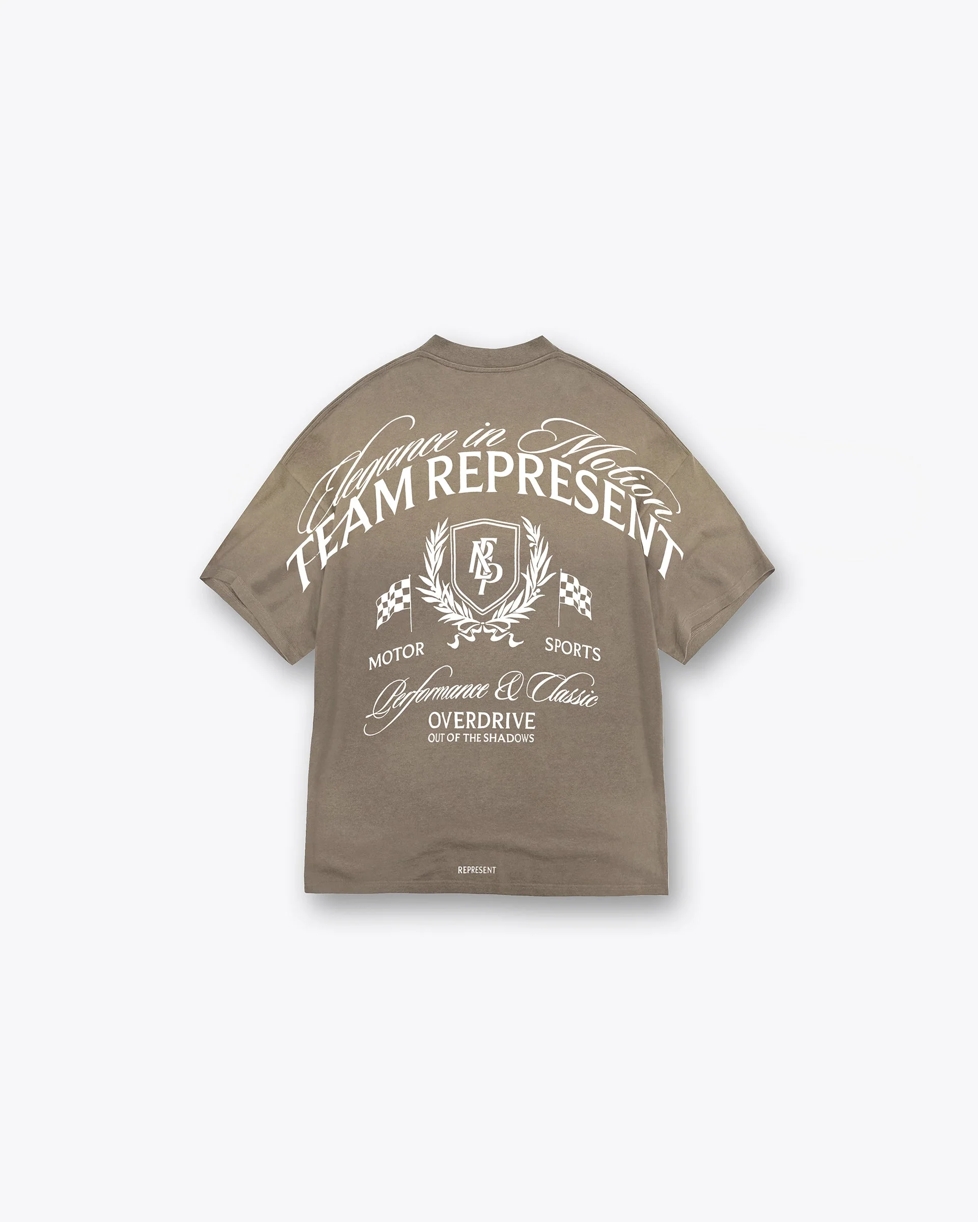 Crest T-Shirt - Dark Taupe - Image 2