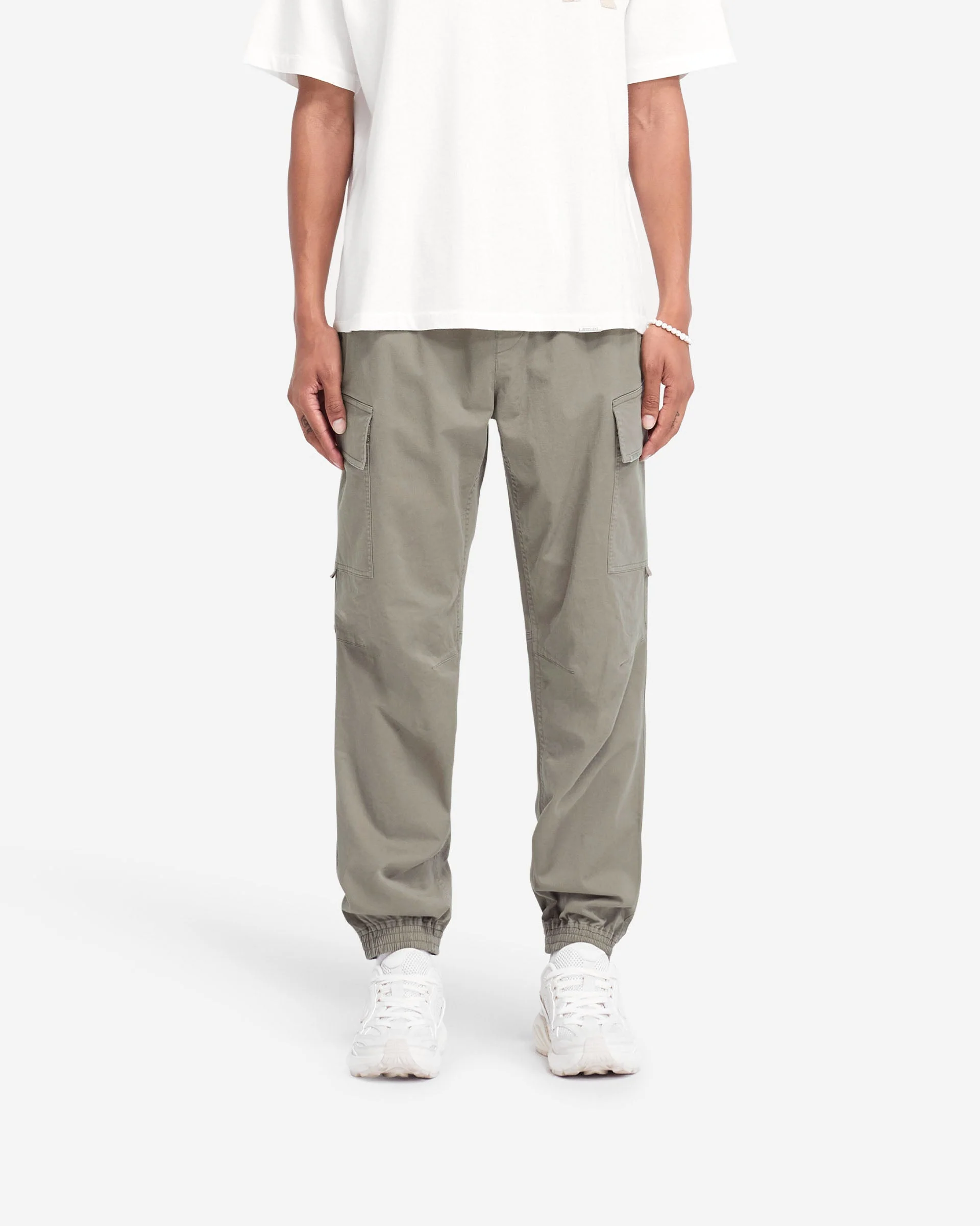 Cuffed Cargo Pant - Olive - Image 3